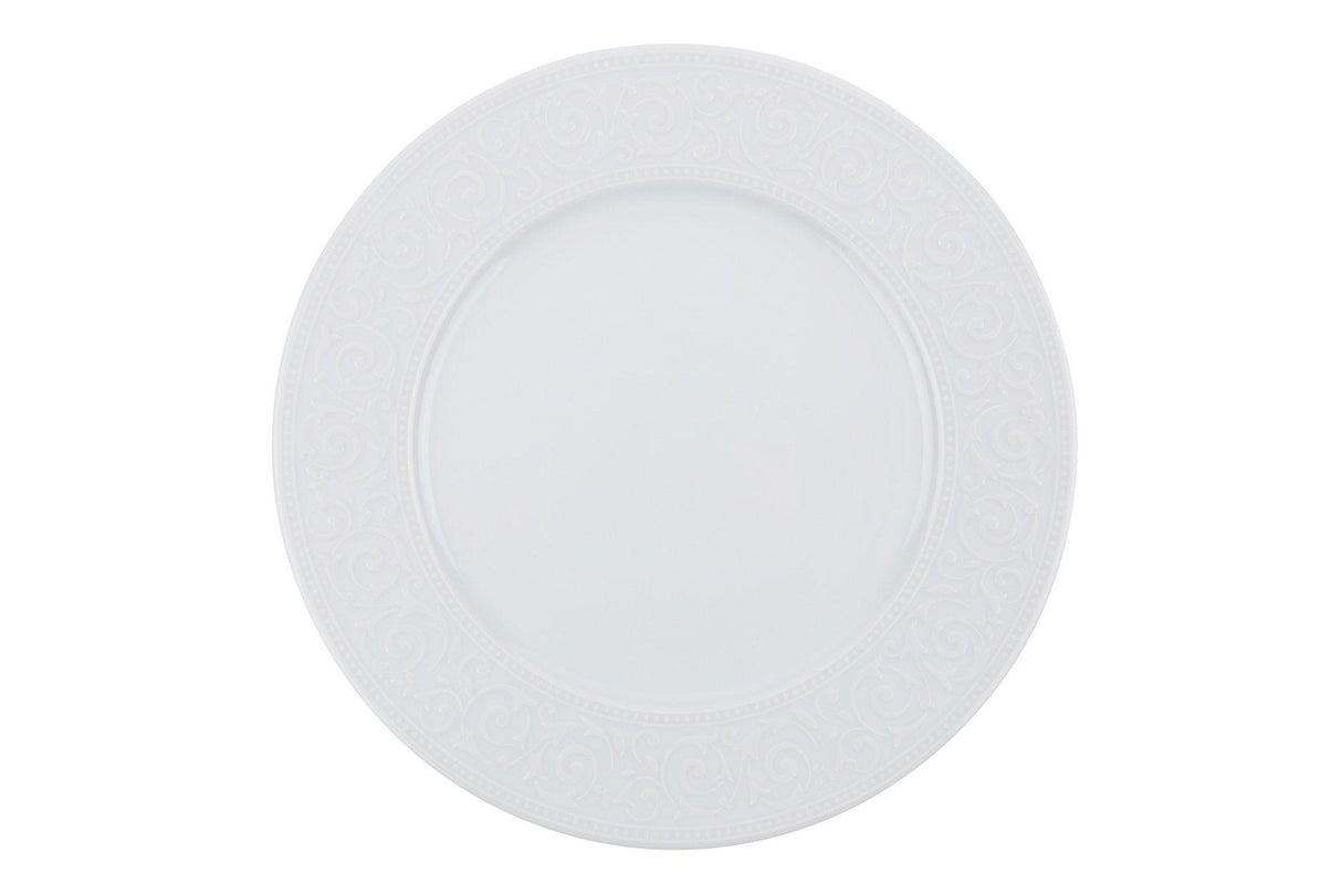 Serviciu de masa, 24 piese, Portelan, Alb