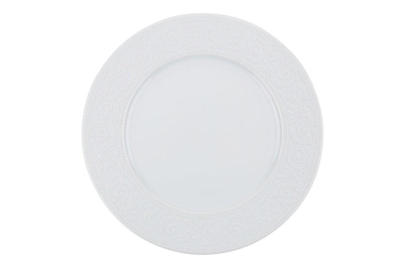 Serviciu de masa, 24 piese, Portelan, Alb