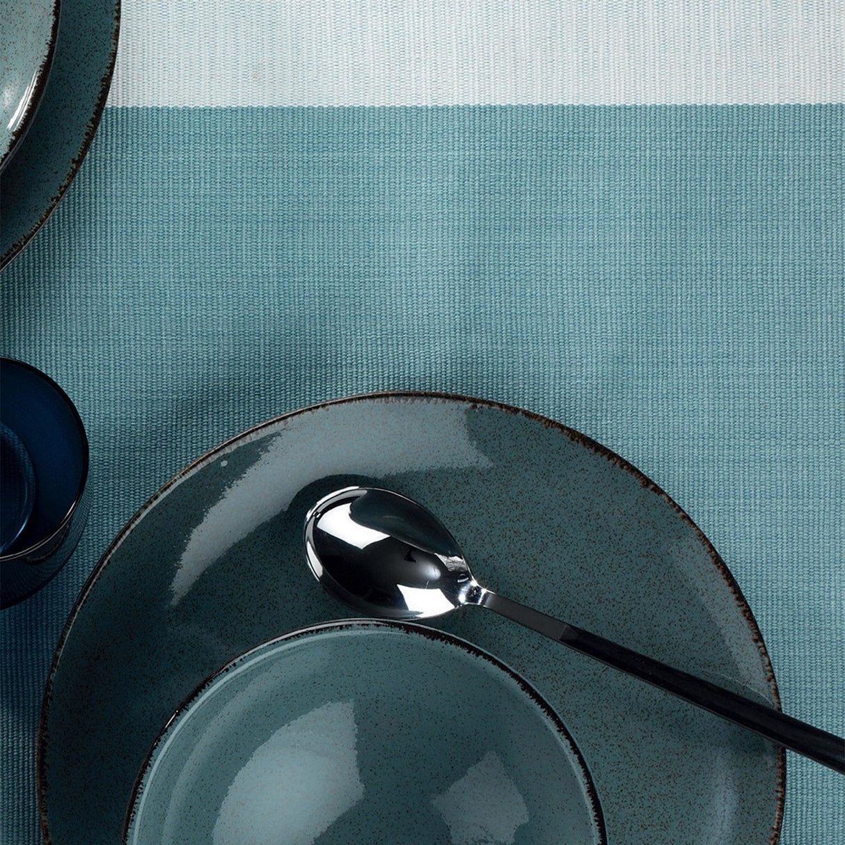 Serviciu de masa, 24 piese, Portelan, Albastru