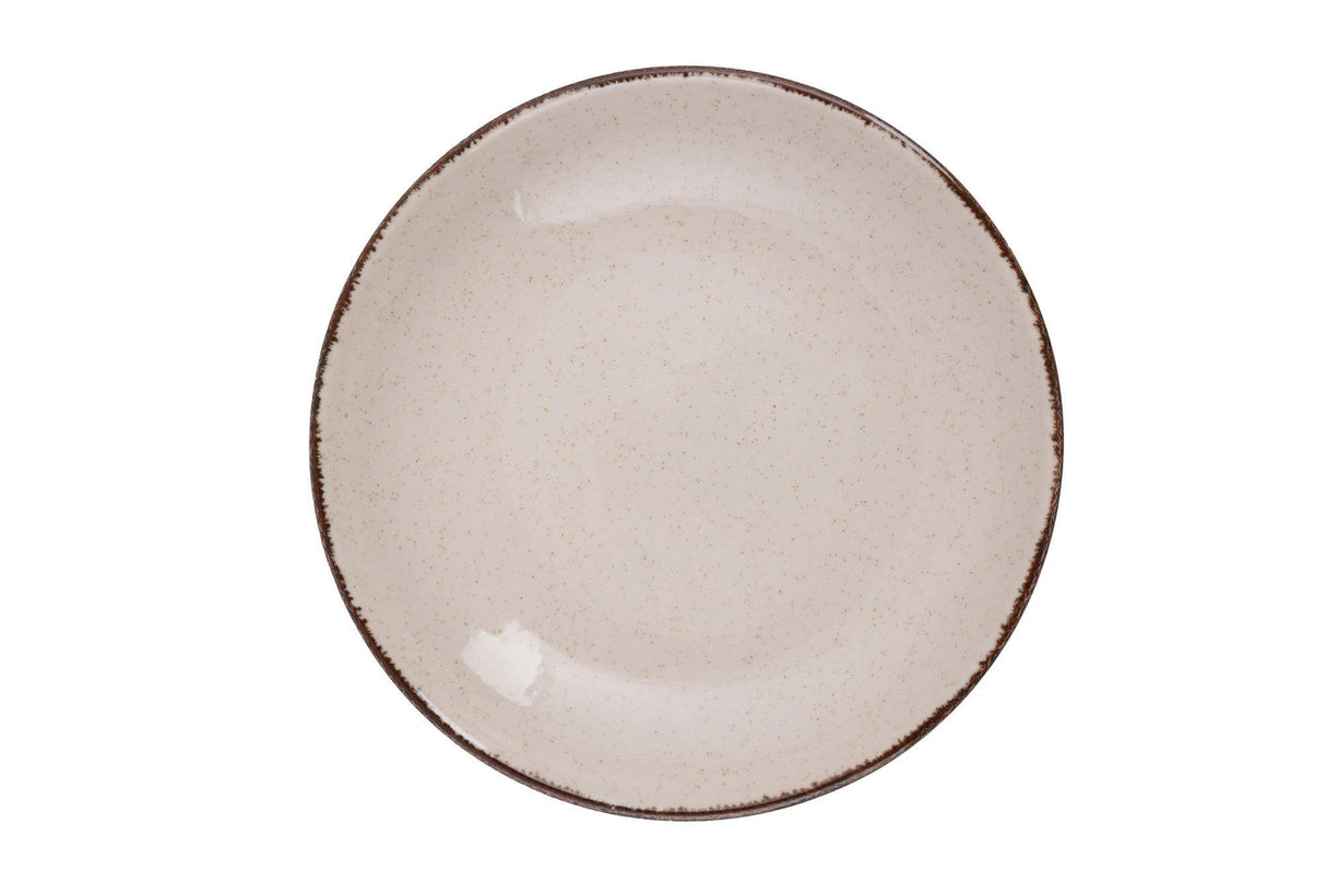 Serviciu de masa, 24 piese, , Portelan, Crem