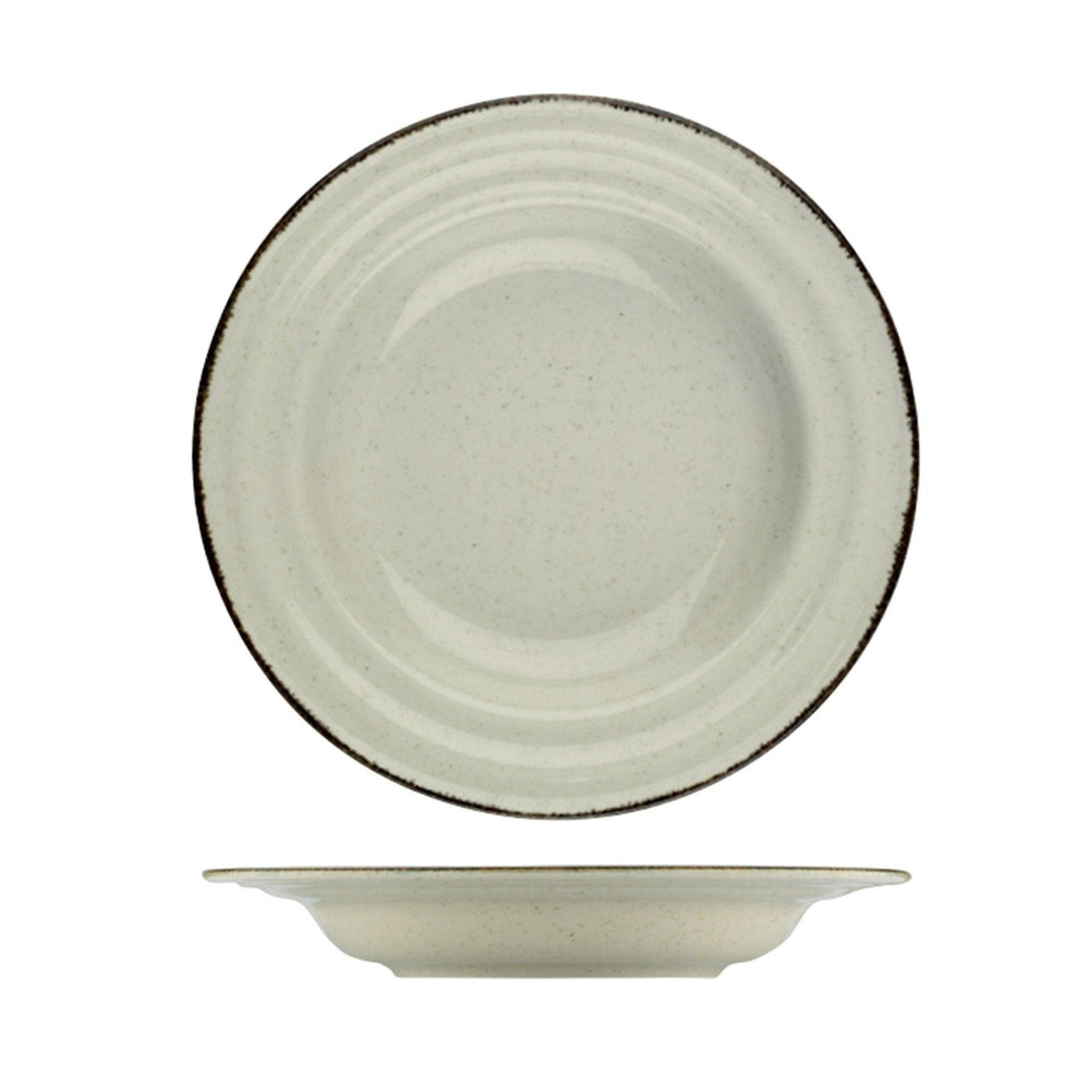 Serviciu de masa, 24 piese, Portelan, Crem