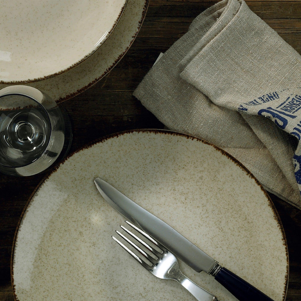 Serviciu de masa, 24 piese, , Portelan, Crem