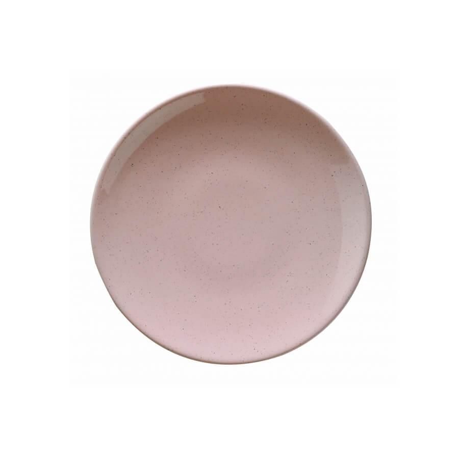 Serviciu de masa, 24 piese, Portelan, Roz