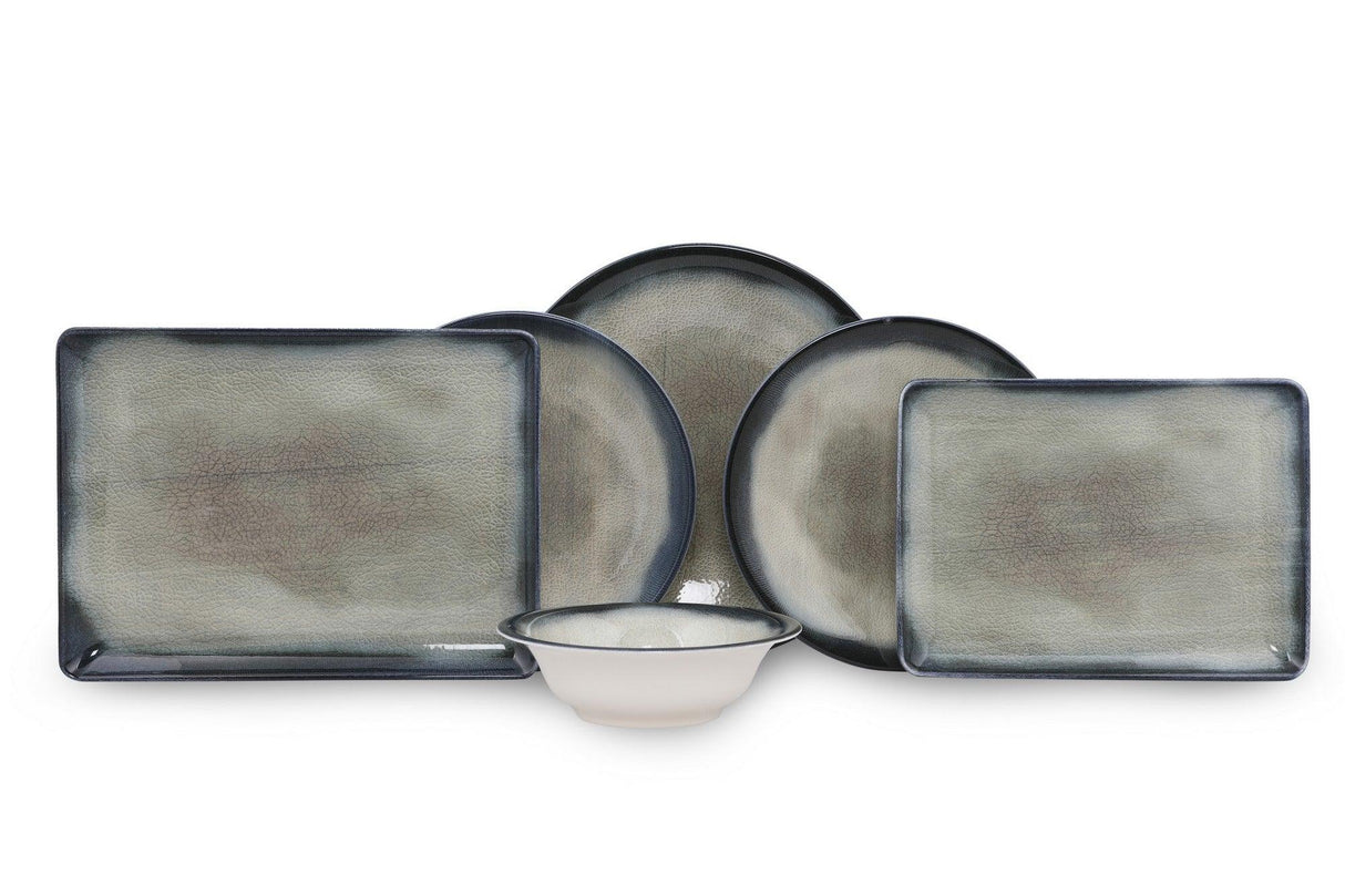 Serviciu de masa, 26 piese, Portelan, Bluemarin - Maro