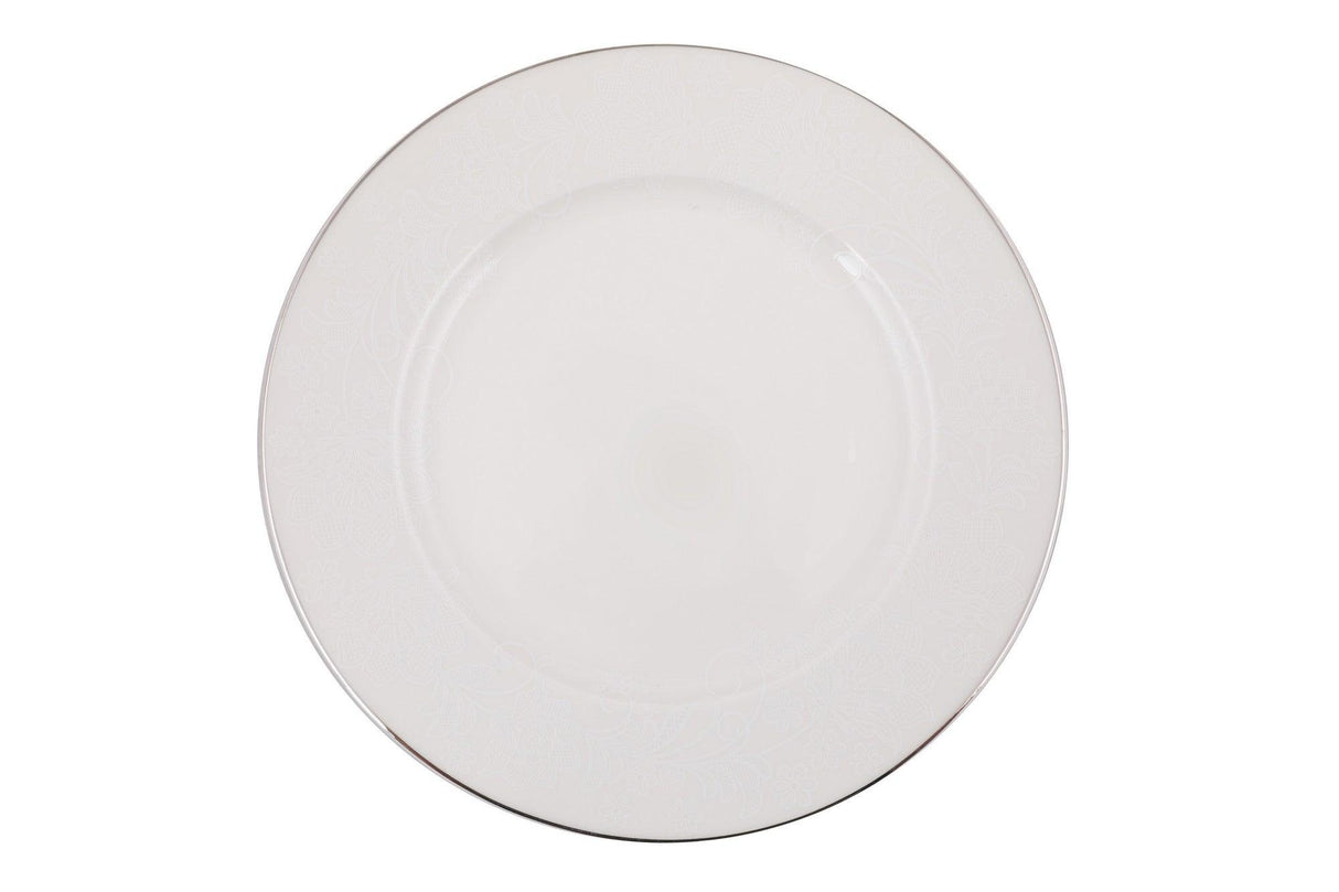 Serviciu de masa, 62 piese, Portelan, Alb