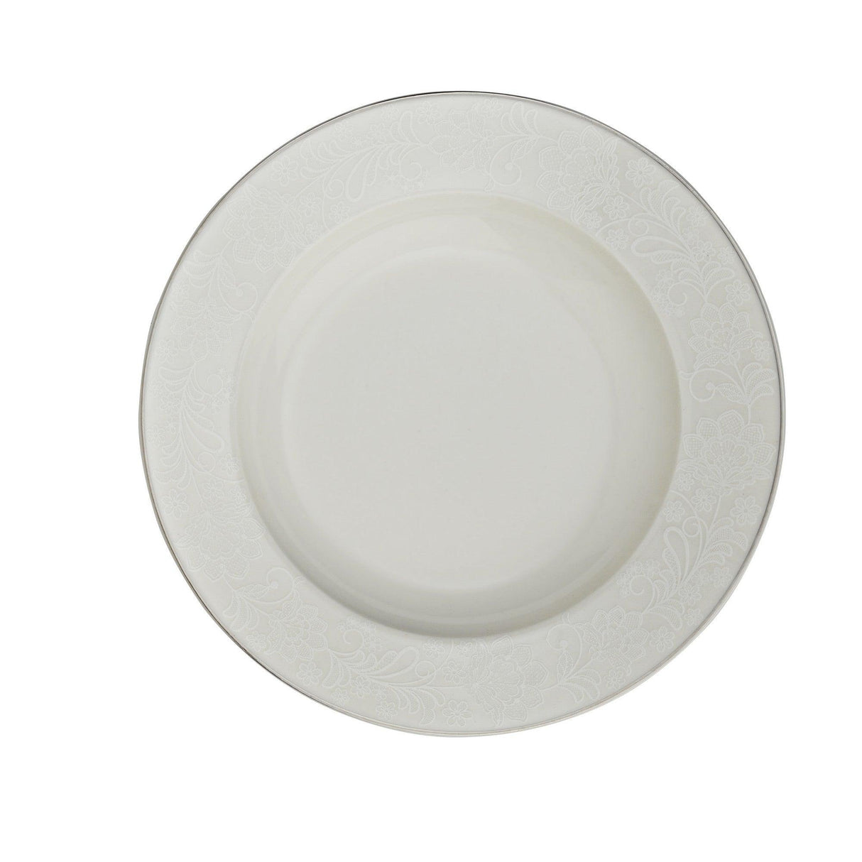 Serviciu de masa, 62 piese, Portelan, Alb