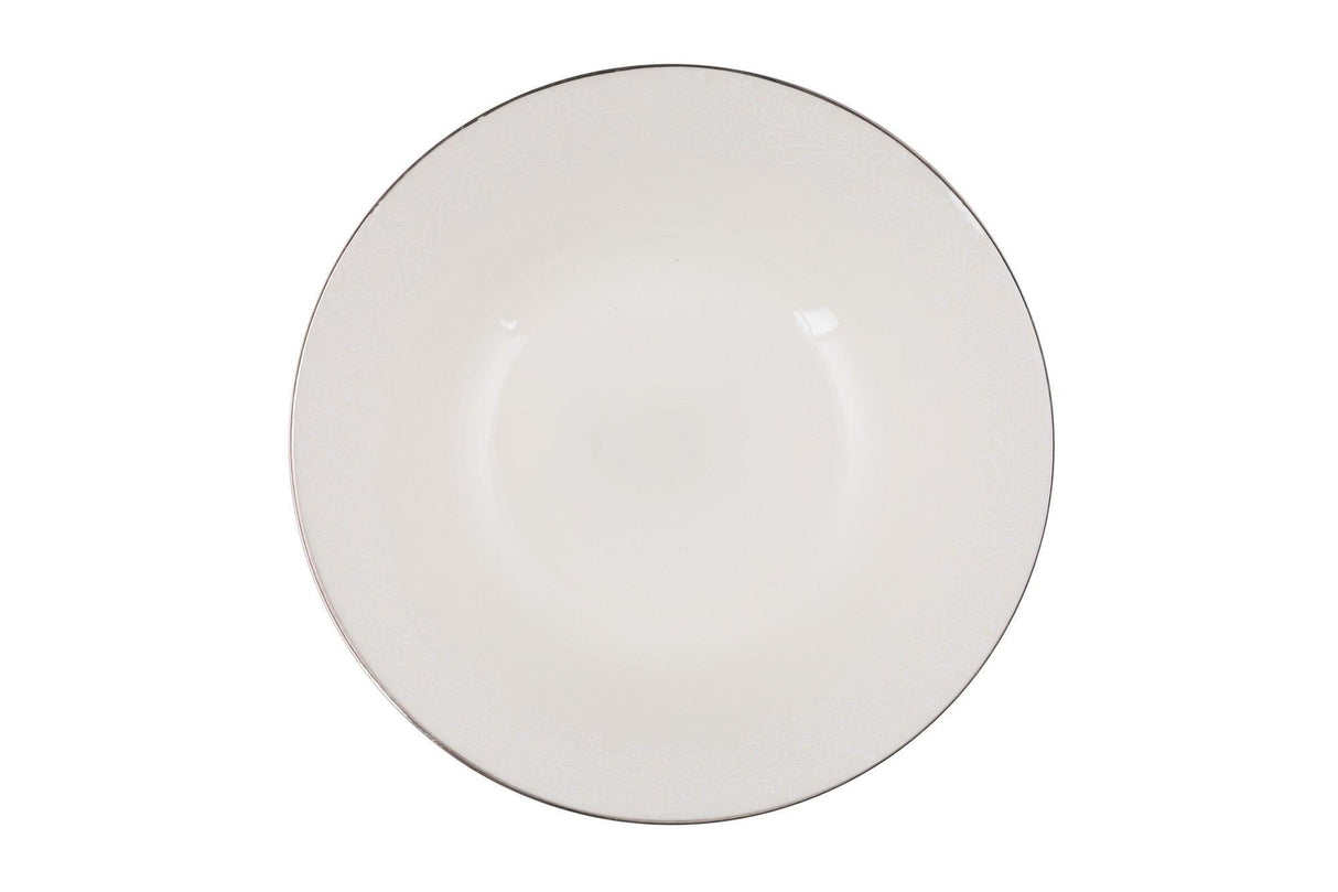 Serviciu de masa, 62 piese, Portelan, Alb