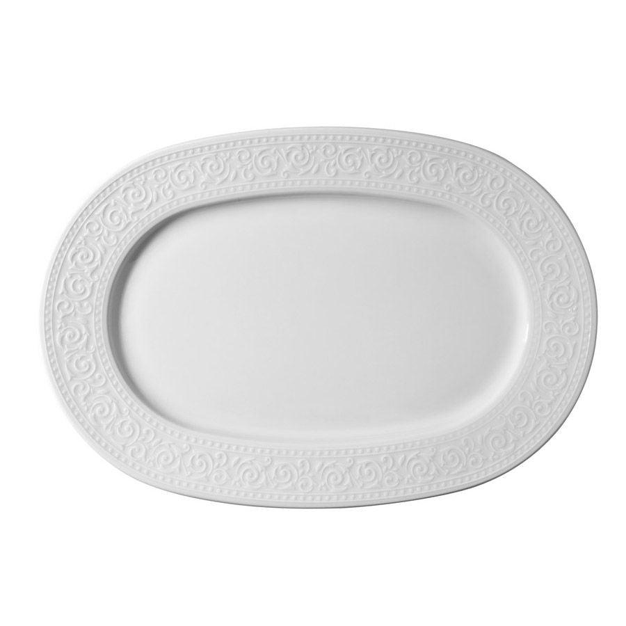 Serviciu de masa, 78 piese, Portelan, Alb