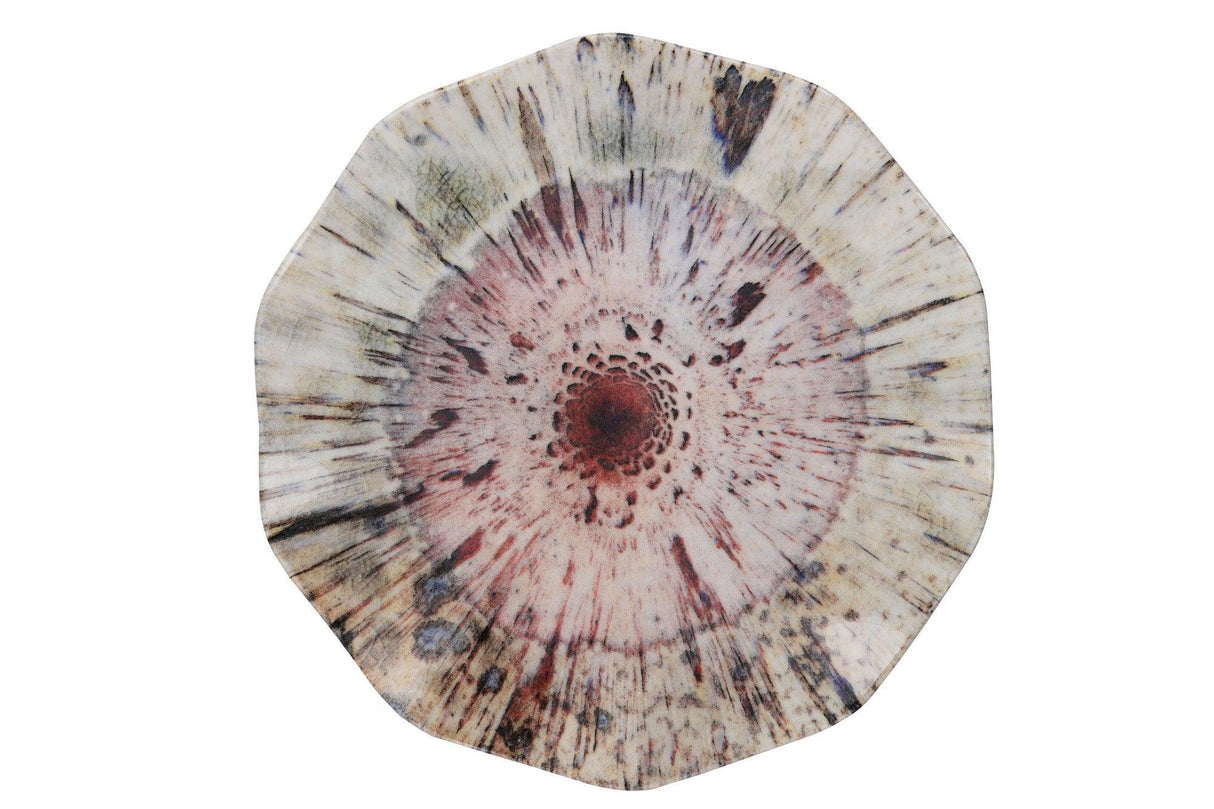 Serviciu de masa, Set 24 piese pentru cina, Portelan, Roz