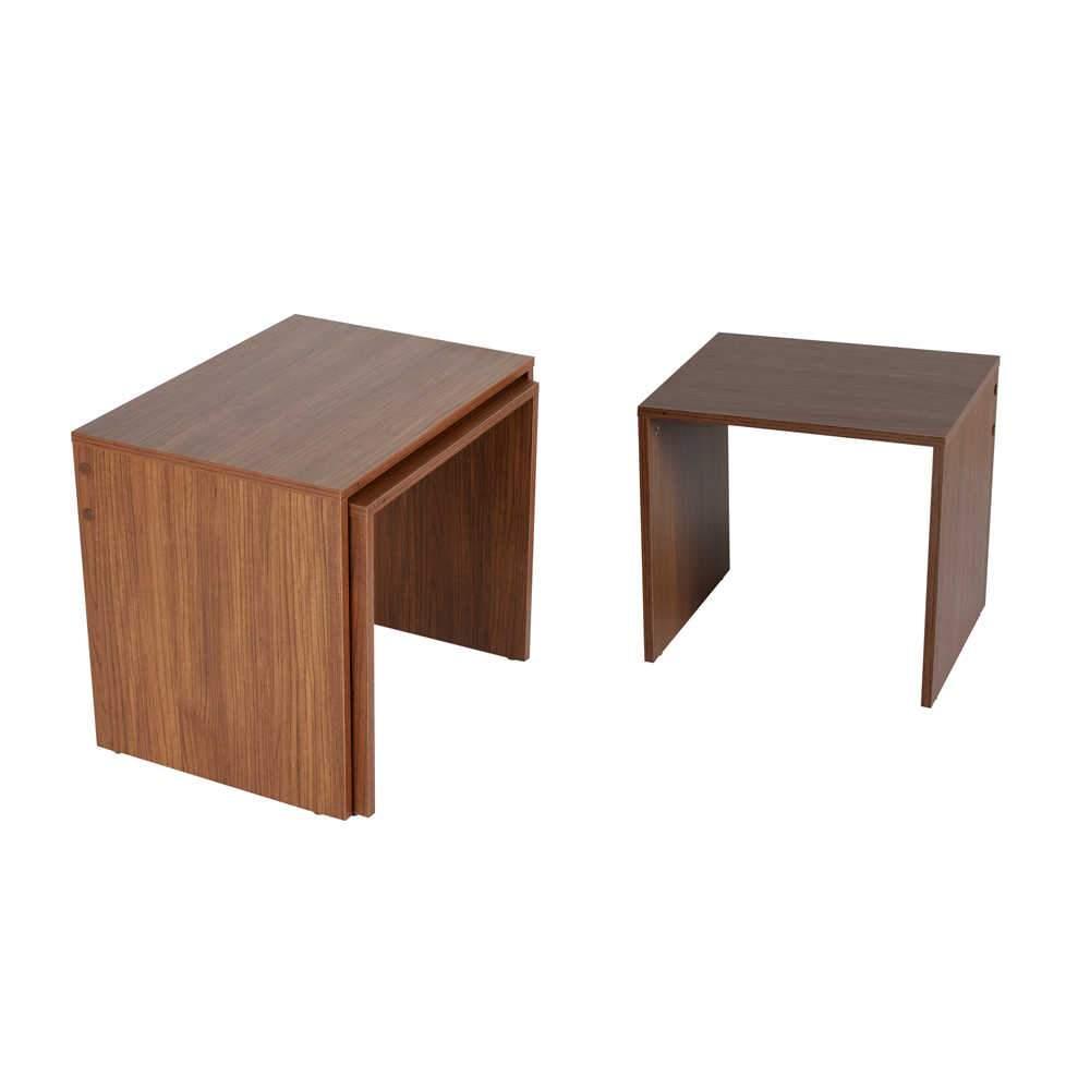 Set 3 Masute Cafea Zigon Adore, 55x47x40 cm - Maro