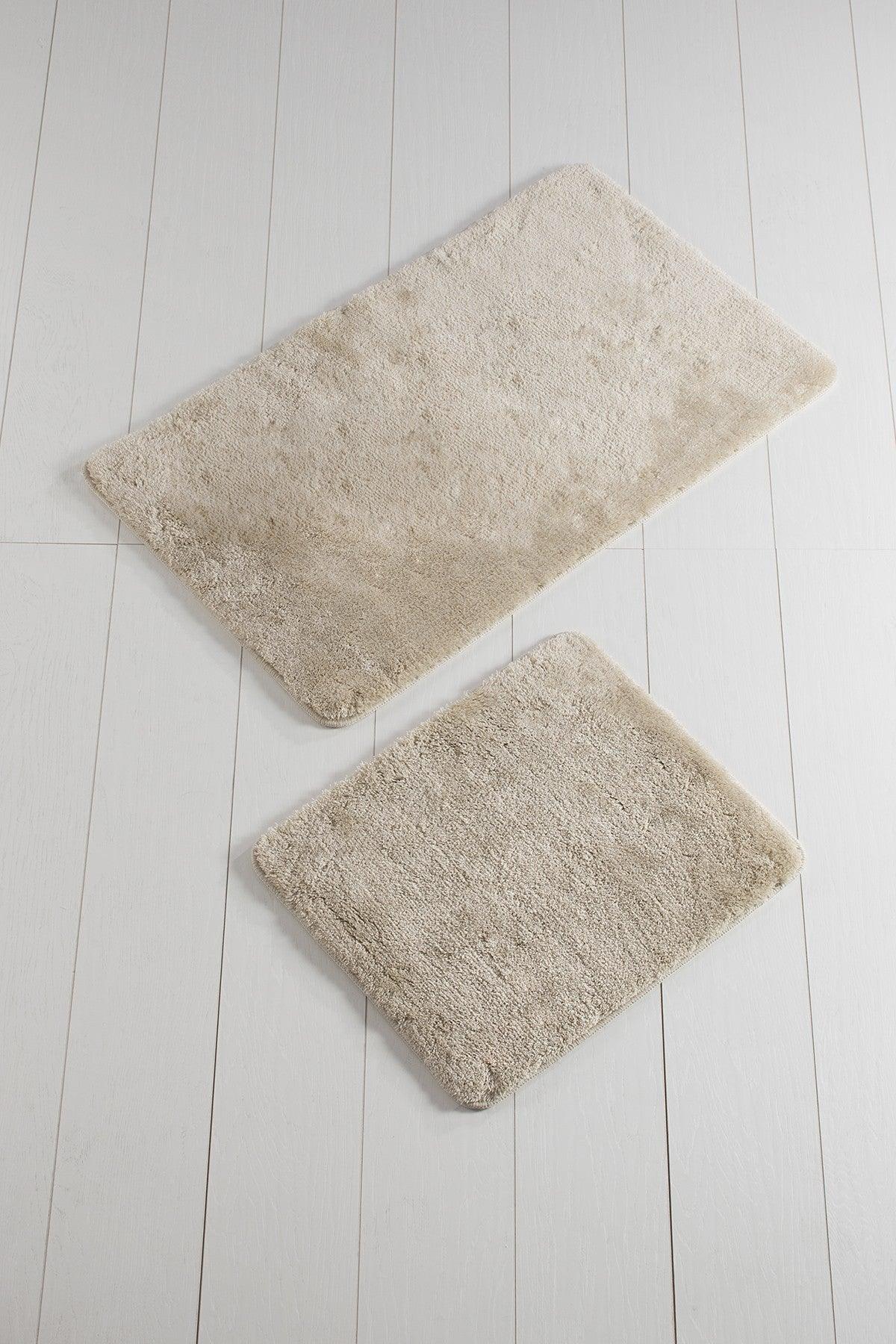 Set Covor de baie (2 bucăți), Alb