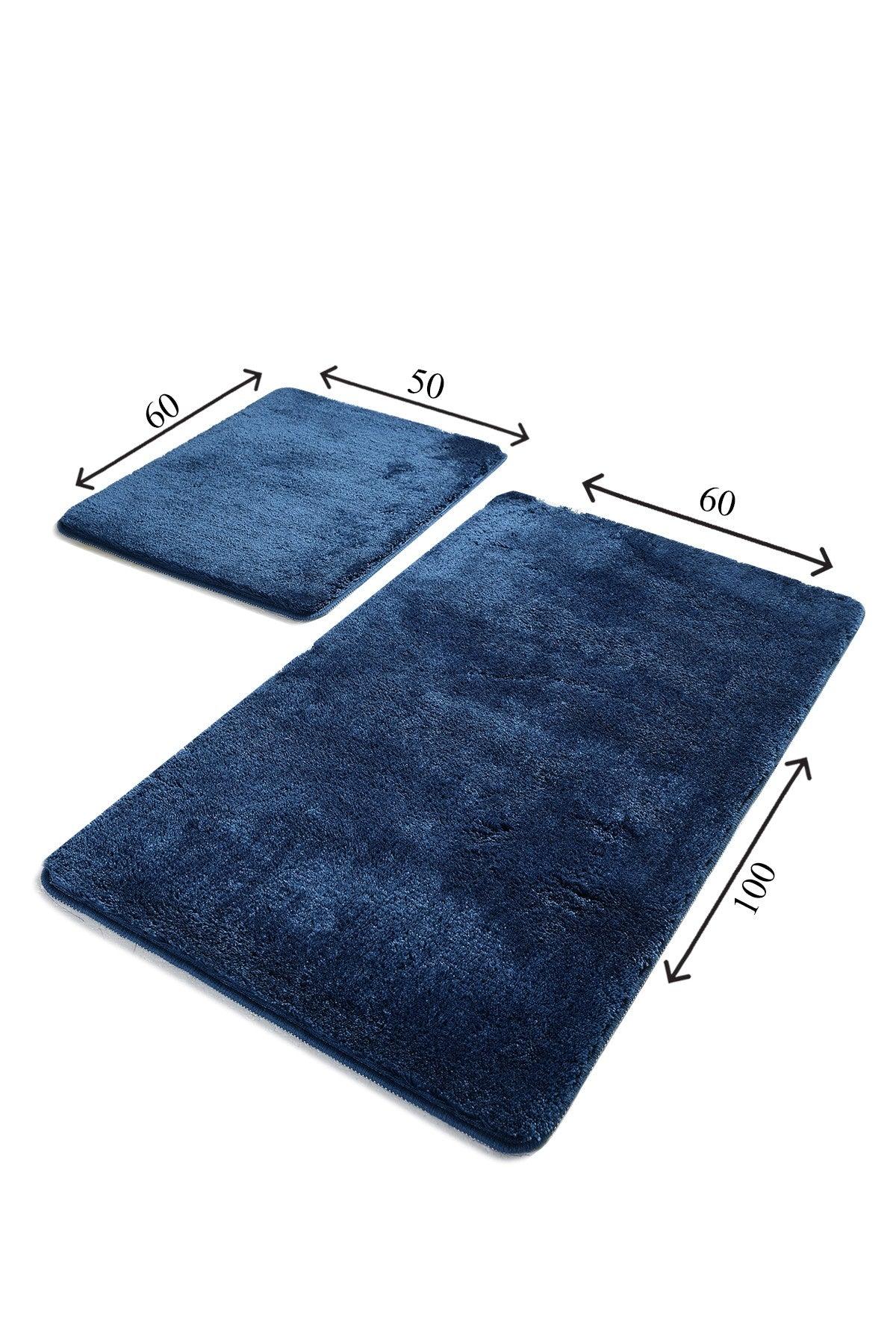 Set Covor de baie (2 bucăți), Albastru