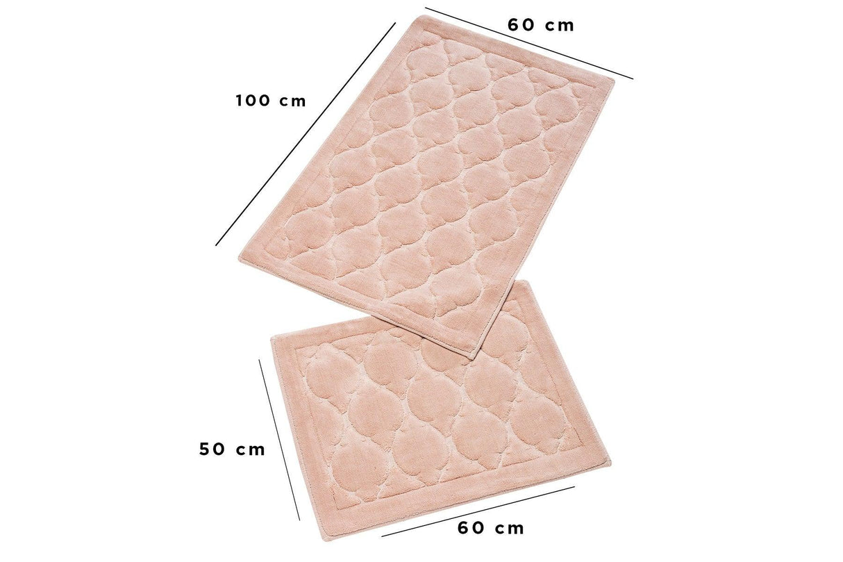 Set Covor de baie (2 bucăți), Roz