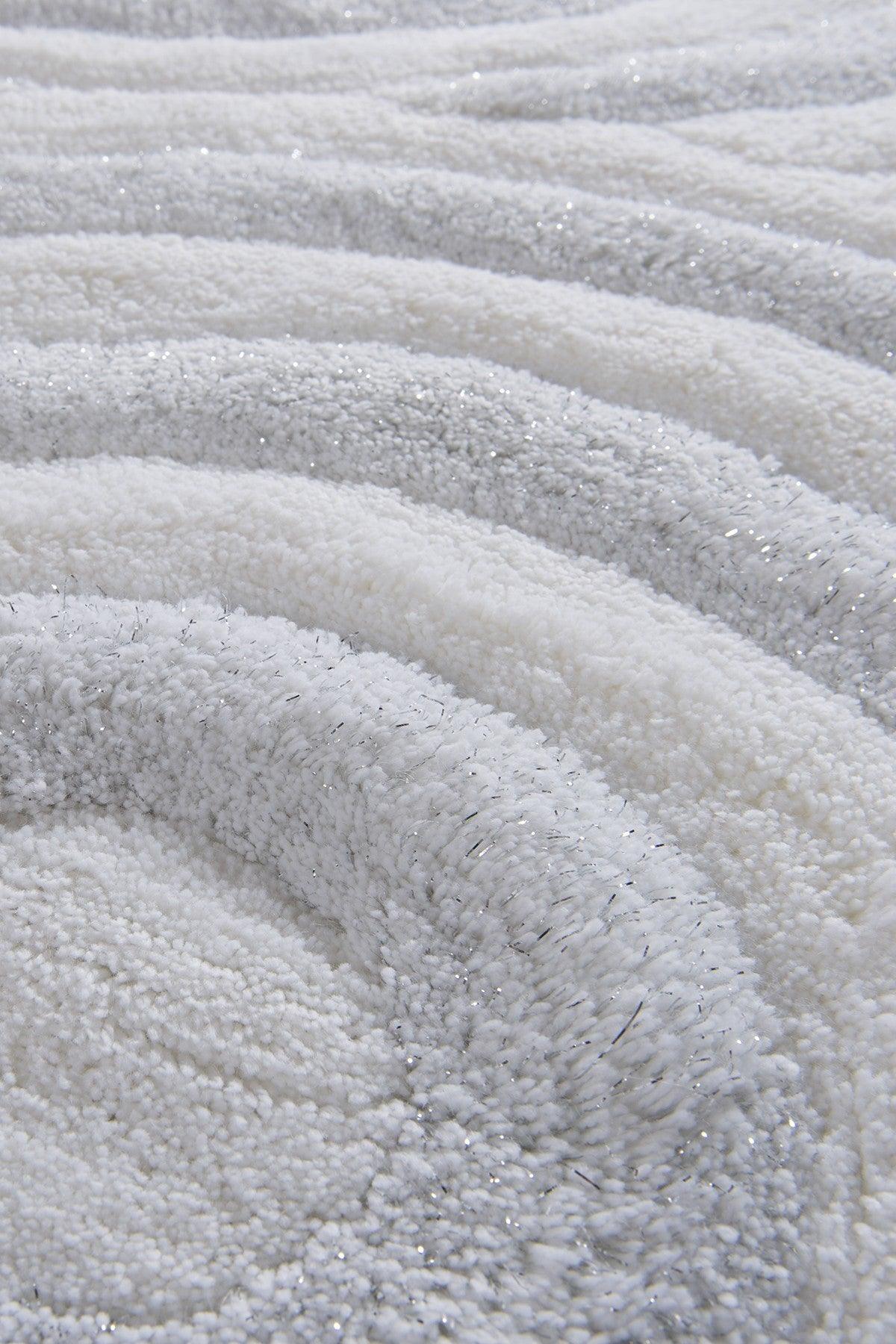 Set Covor de baie (3 bucăți), Alb