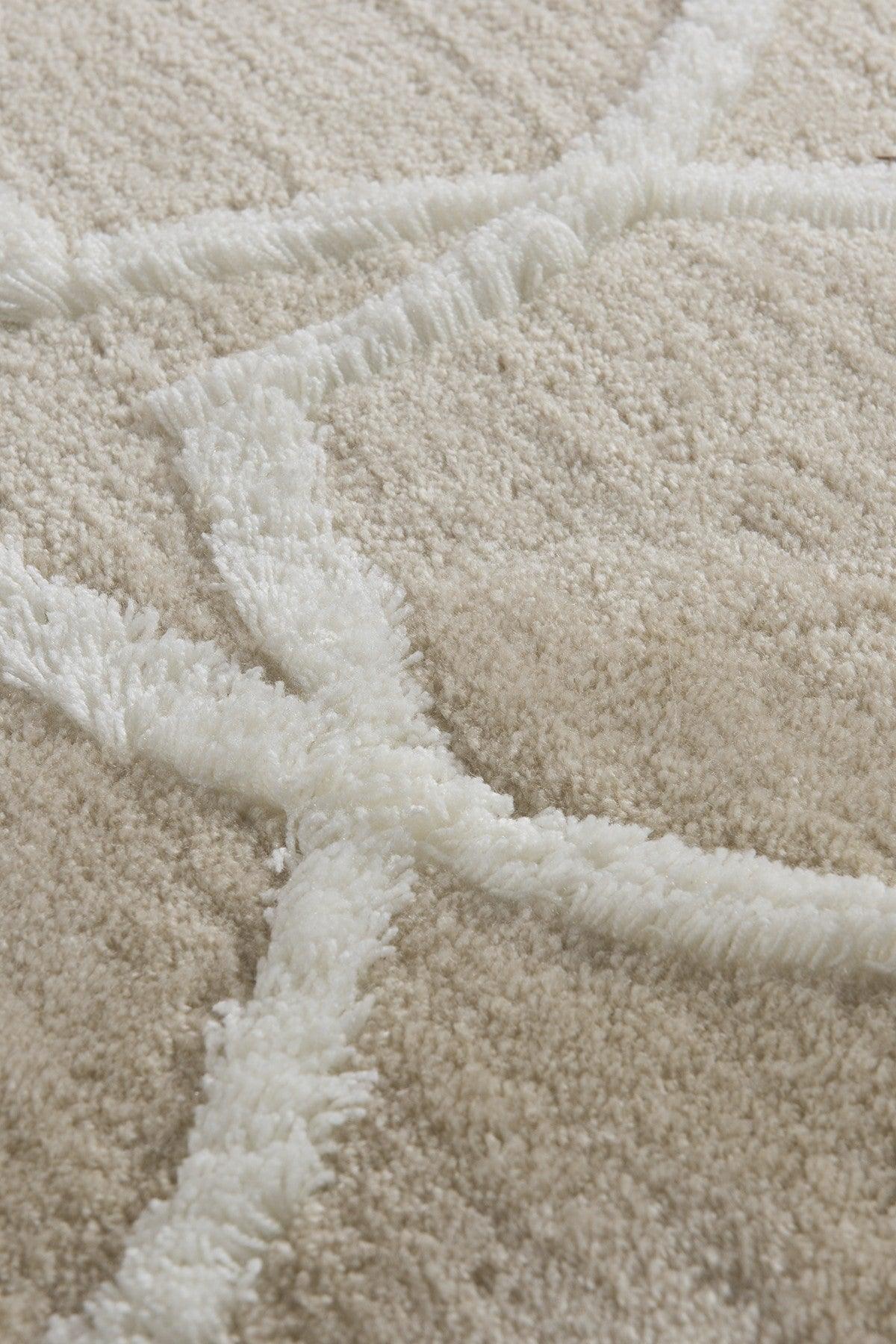 Set Covor de baie (3 bucăți), Crem