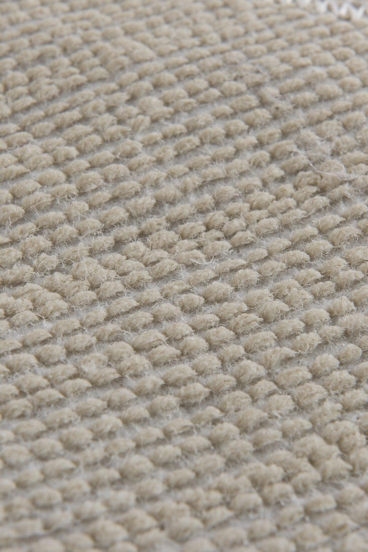 Set Covor de baie (3 bucăți), Crem