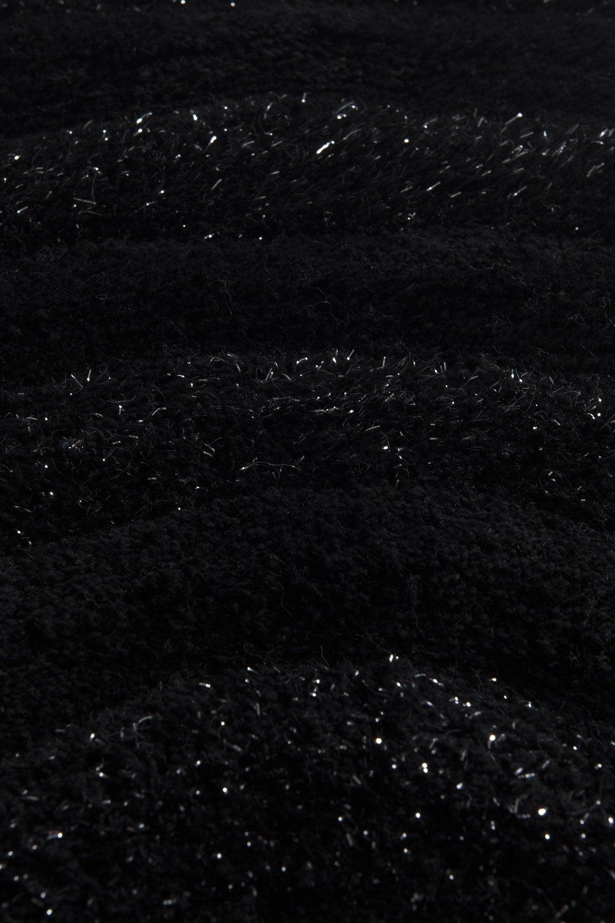 Set Covor de baie (3 bucăți), Negru