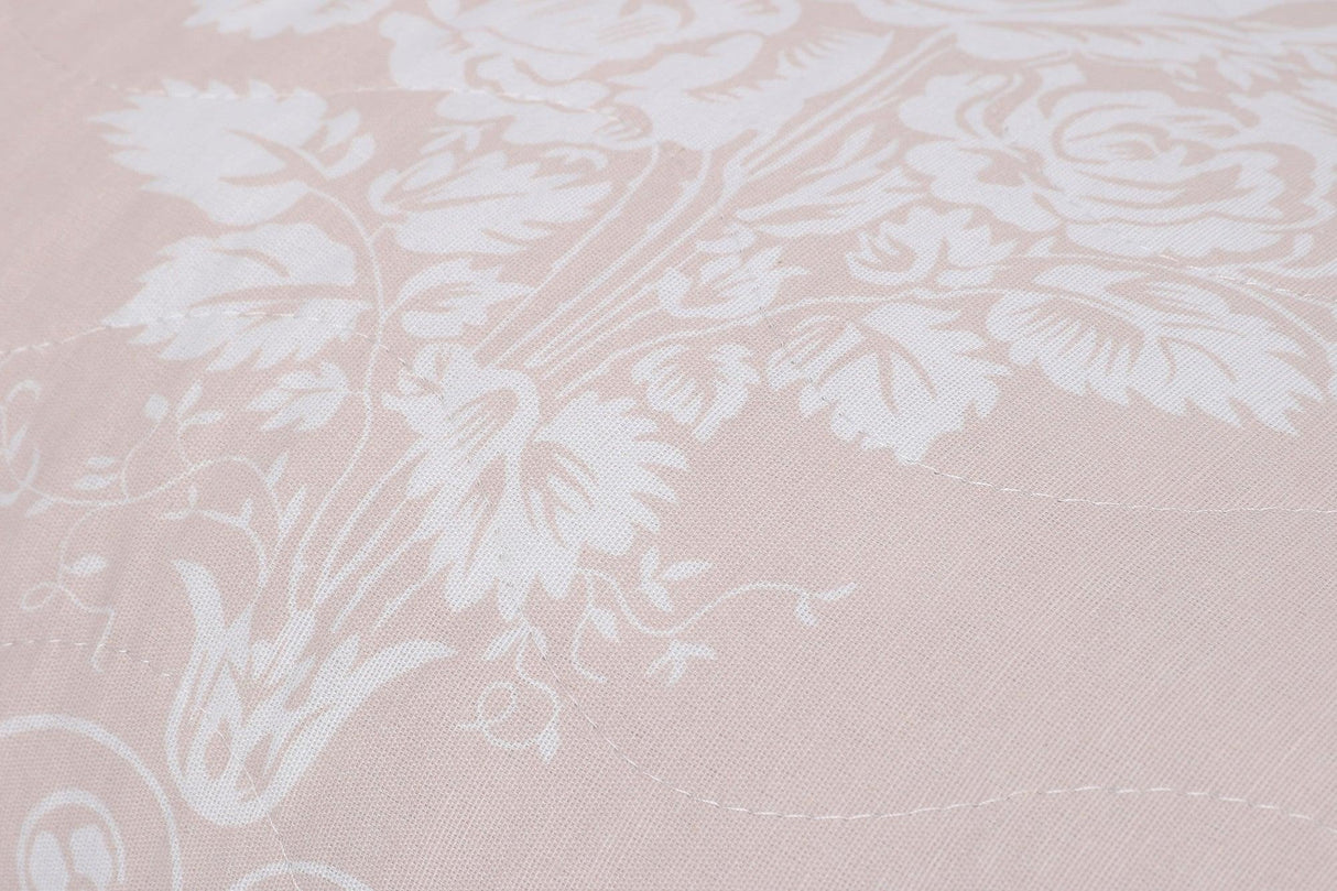 Set cuvertură de pat double, Crem, 220 x 200 cm