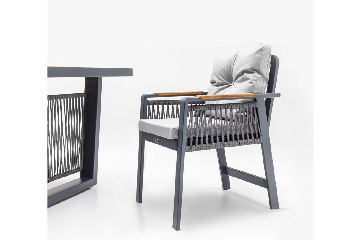 Set De Lounge De Grădină Artemis Plus, Gri, 65X56X75 Cm