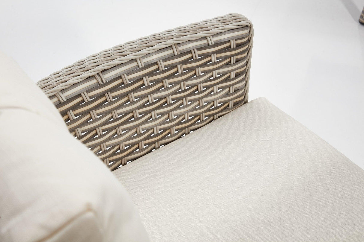 Set de lounge de grădină Manila 316 - Cream, Crem, 120x65x65 cm