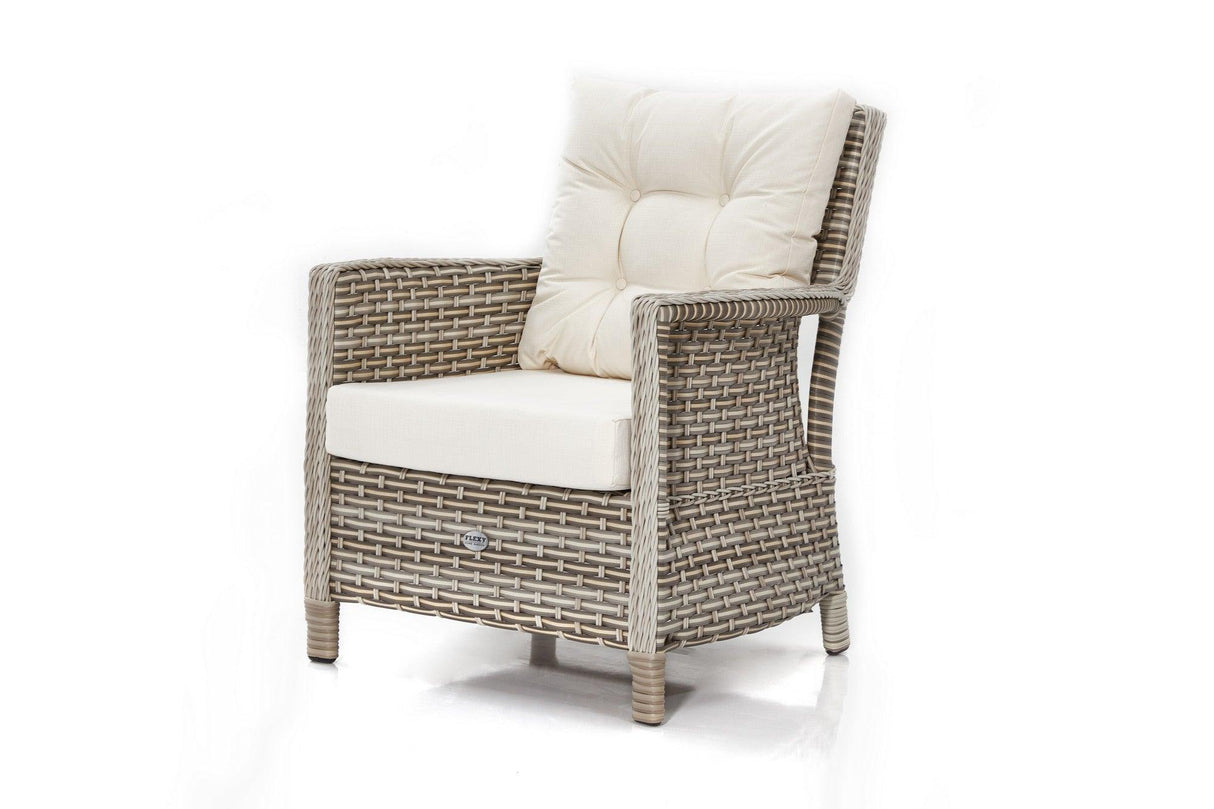 Set de lounge de grădină Manila 316 - Cream, Crem, 120x65x65 cm