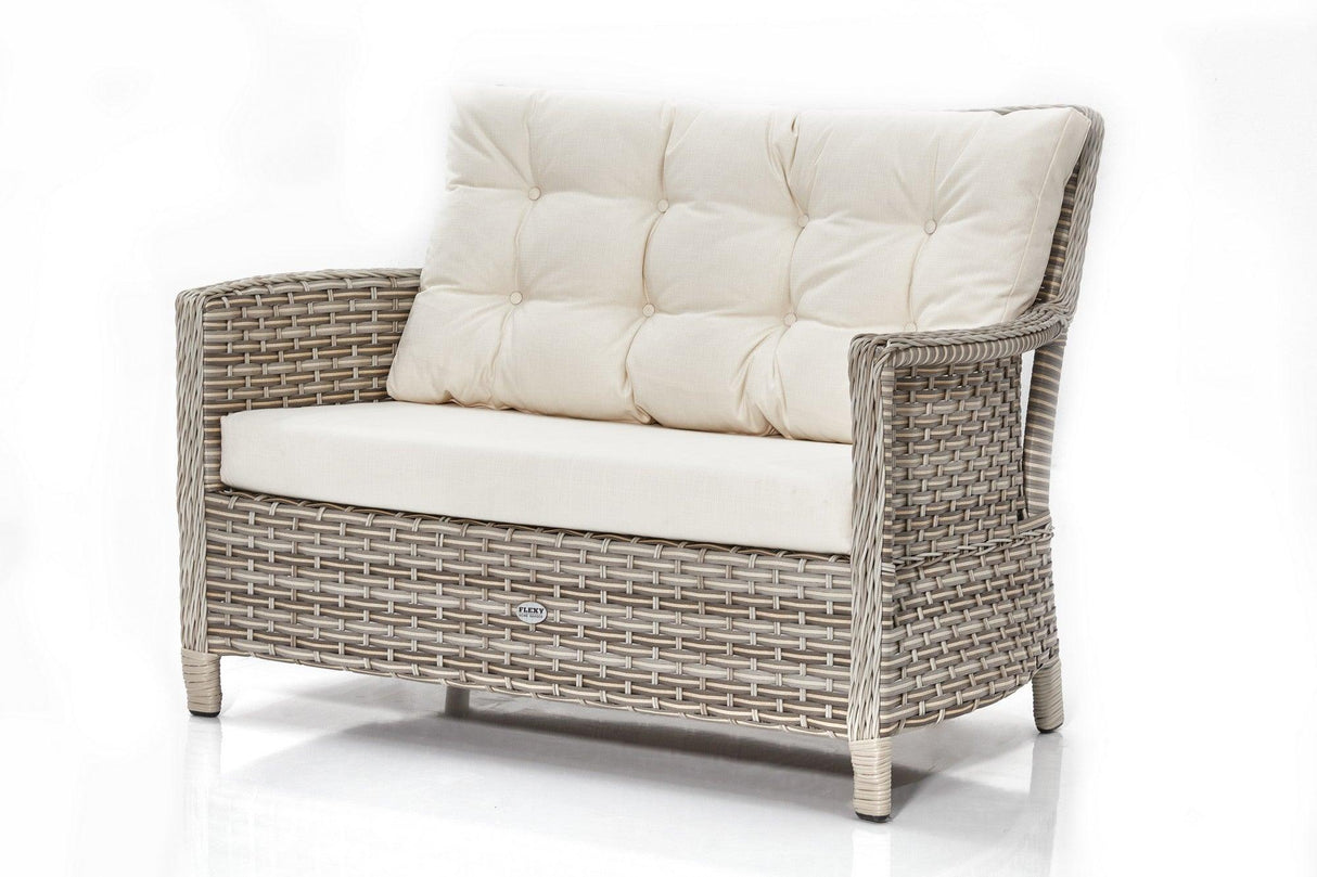 Set de lounge de grădină Manila 316 - Cream, Crem, 120x65x65 cm