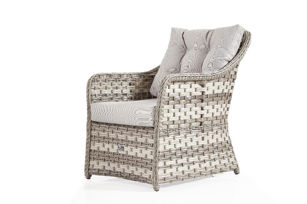 Set de lounge de grădină Vivaldi, 6 bucati, Crem, Rattan, 187 x 80x 80 cm