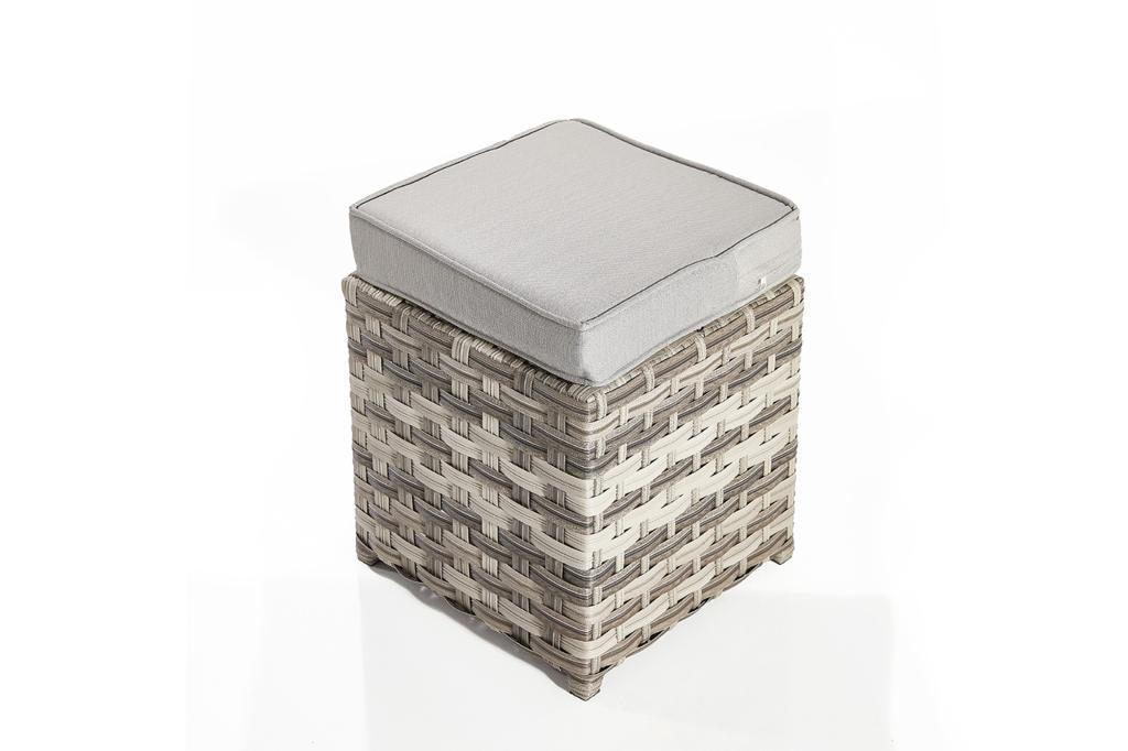 Set de lounge de grădină Vivaldi, 6 bucati, Crem, Rattan, 187 x 80x 80 cm