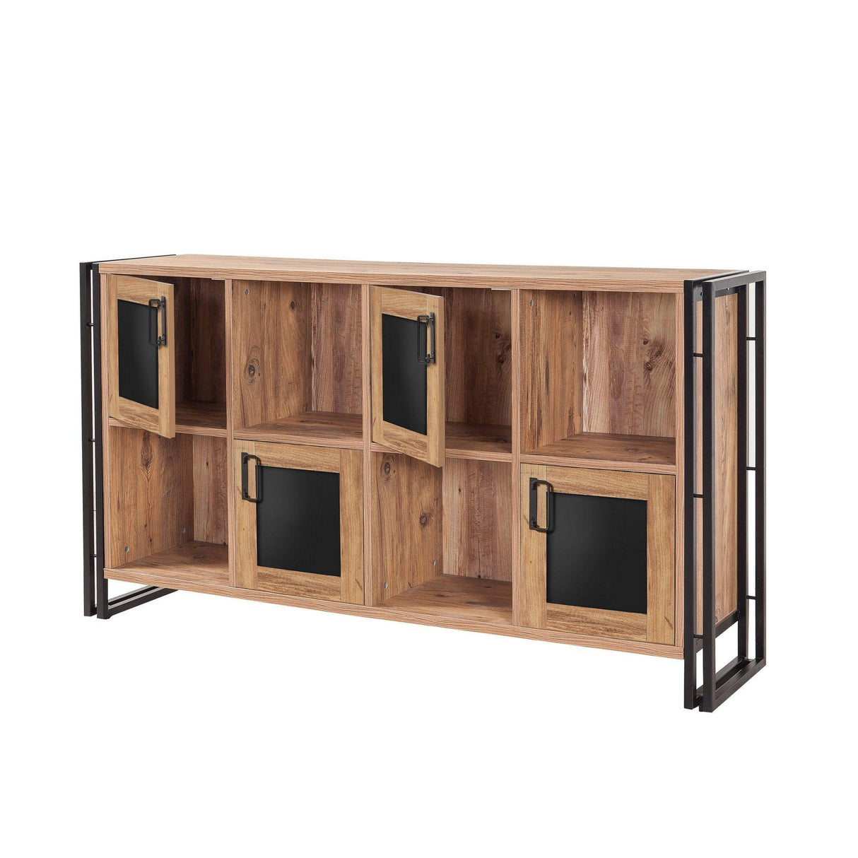 Set de mobilier de birou Birou Takim 16, Stejar, 2 piese