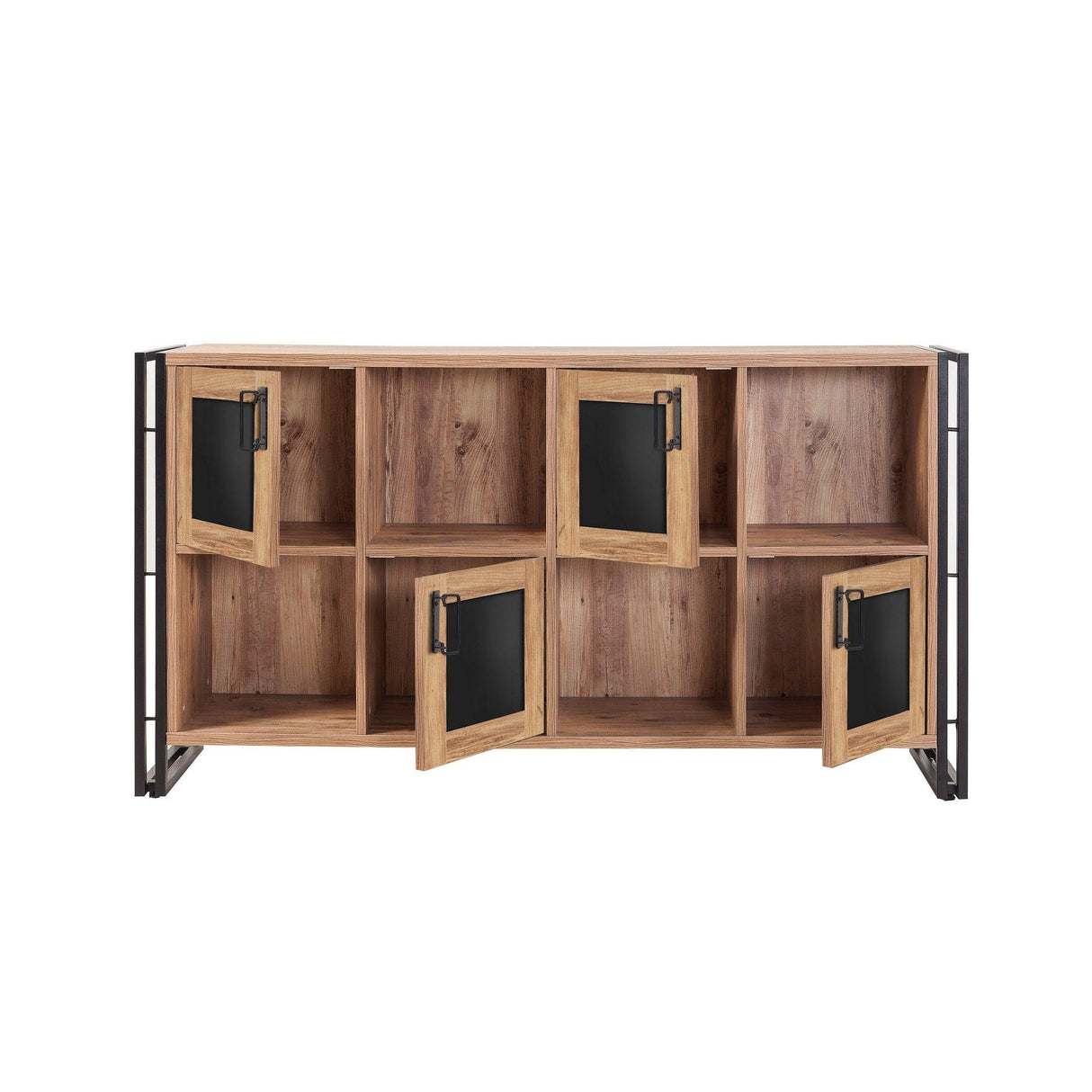 Set de mobilier de birou Birou Takim 16, Stejar, 2 piese