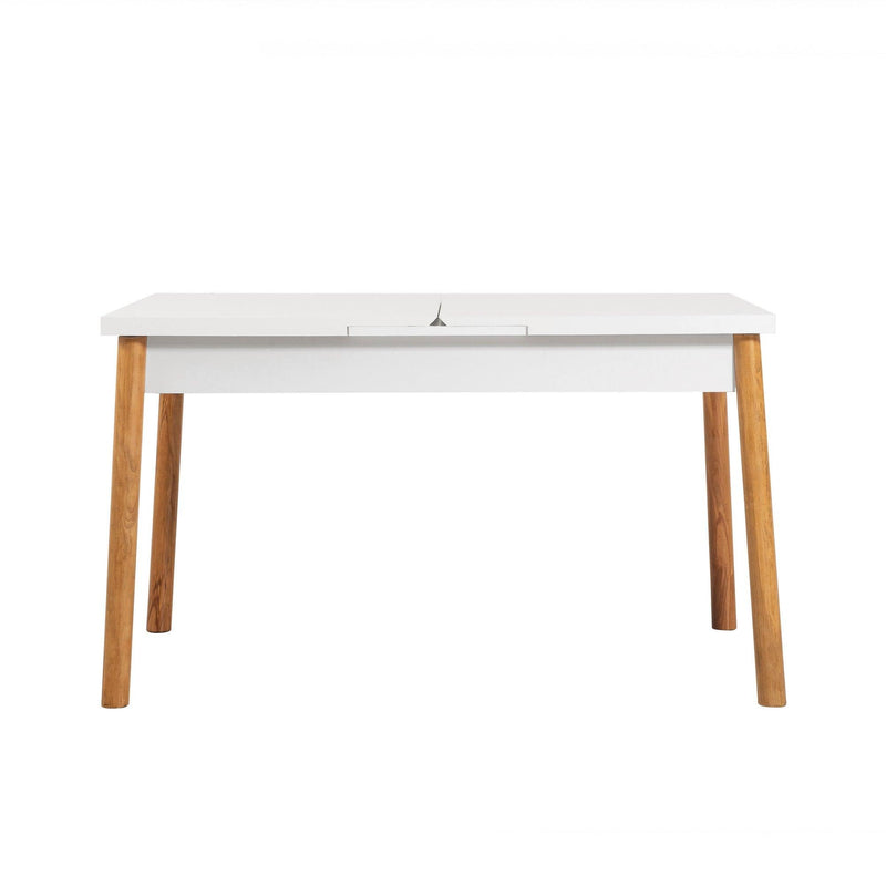 Set Masa Bucatarie și scaune (5 bucăți) Santiago 0900, Stejar, 120x75x75 cm