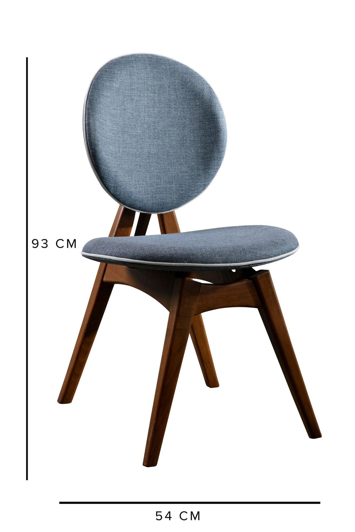 Set Masa Bucatarie și scaune (5 bucăți) Touch Wooden, Nuc, 160x75x80 cm