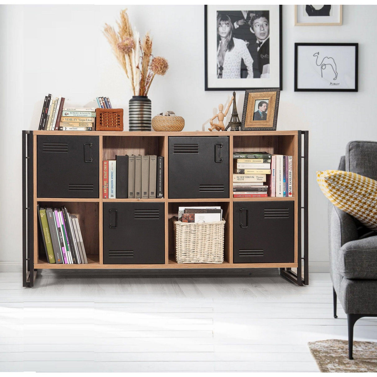 Set Mobila Sufragerie Takim 11, Stejar, 3 piese