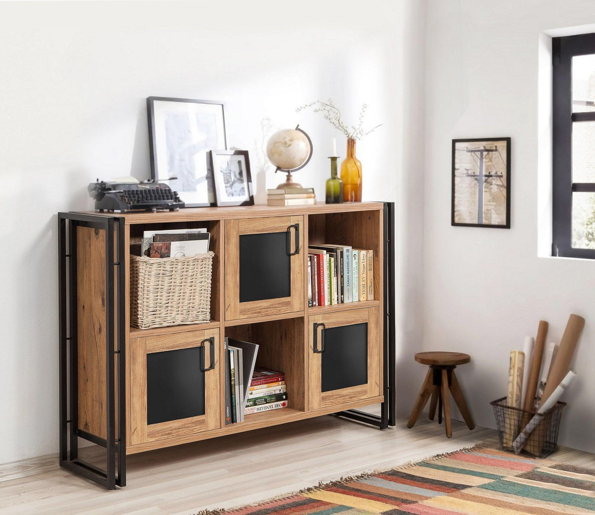 Set Mobila Sufragerie Takim 20, Stejar, 2 piese