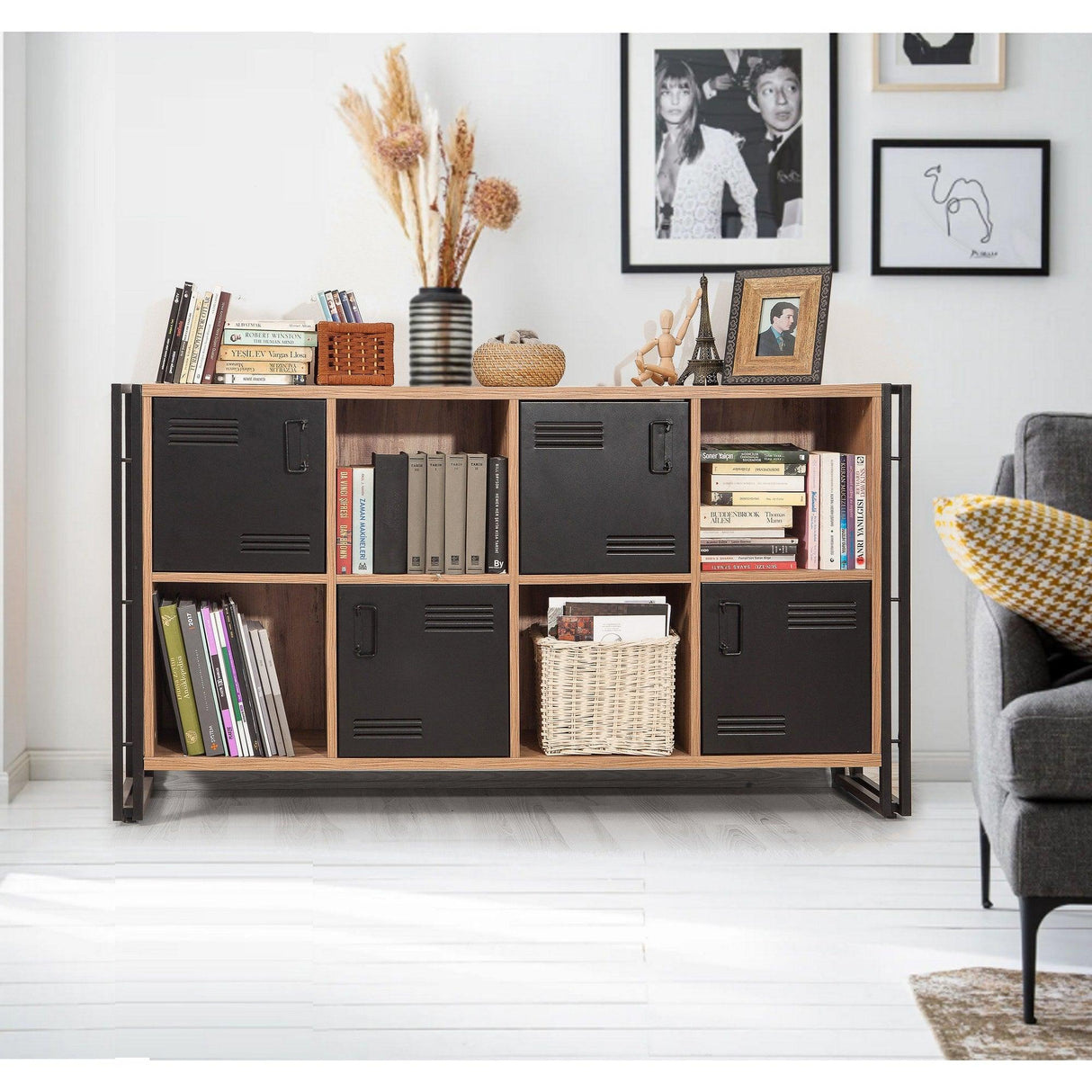 Set Mobila Sufragerie Takim 5, Stejar, 2 piese