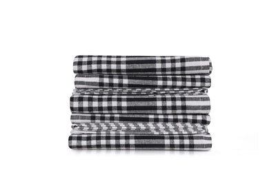 Set Prosoape de Bucatarie (10 bucăți), Negru, 65x45 cm