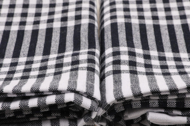 Set Prosoape de Bucatarie (10 bucăți), Negru, 65x45 cm