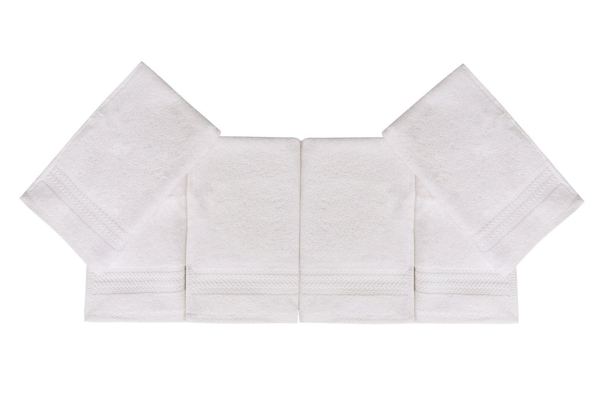 Set prosoape de bucatarie (6 bucăți), Alb, 50x30 cm