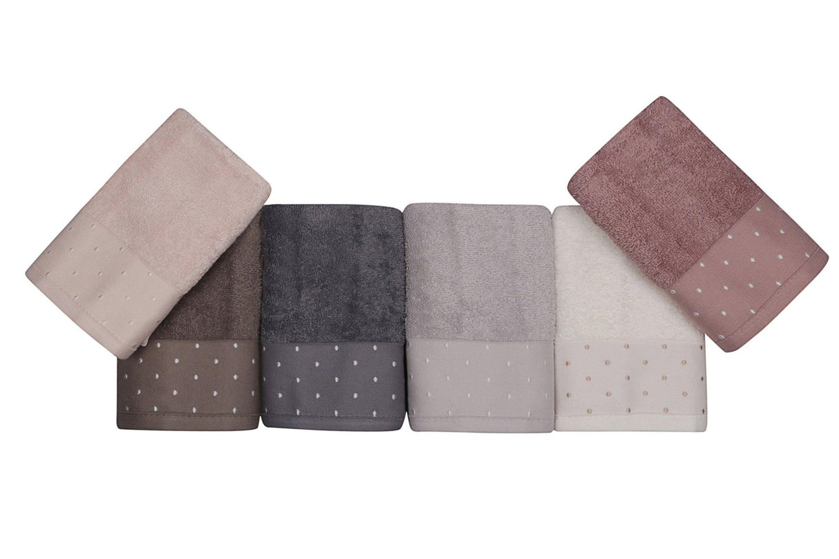 Set prosoape de bucatarie (6 bucăți), Maro, 50x30 cm