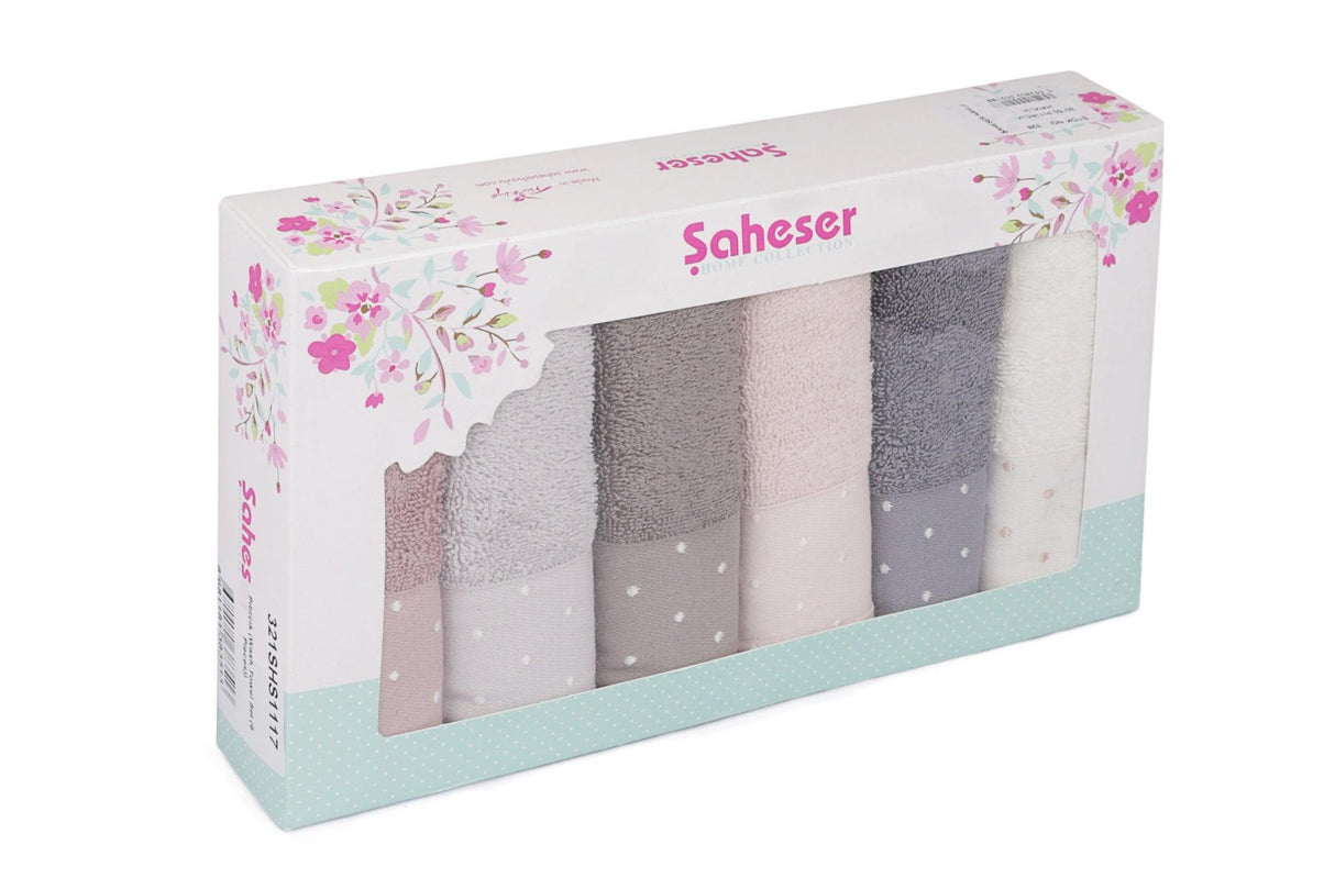 Set prosoape de bucatarie (6 bucăți), Maro, 50x30 cm