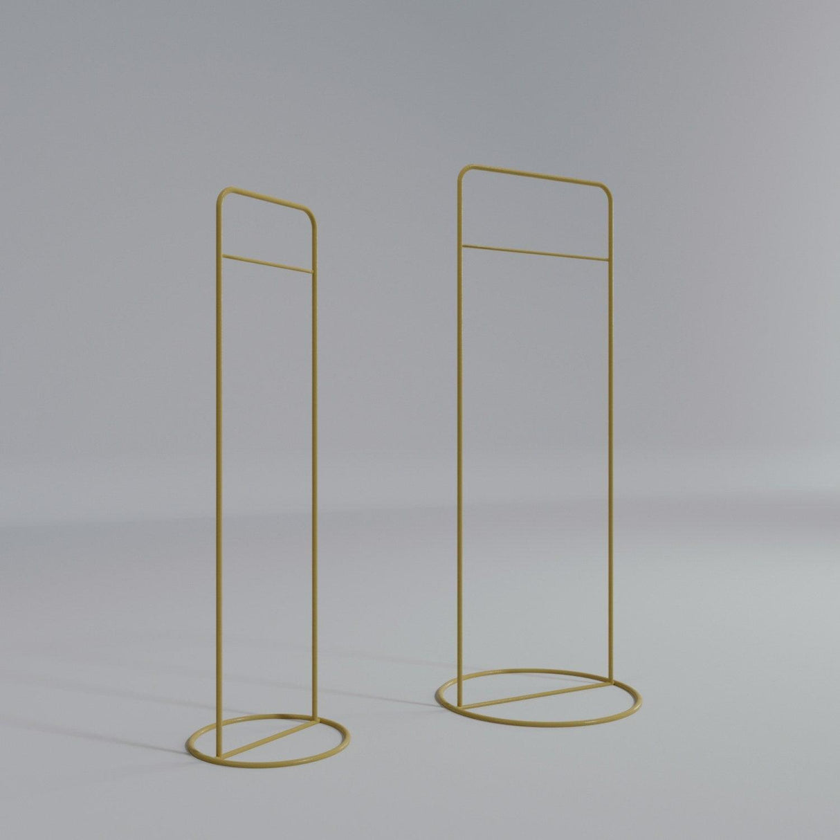 Suport Oberhausen Dublu cu Umerase, Aur, 46 X 140 X 34 Cm