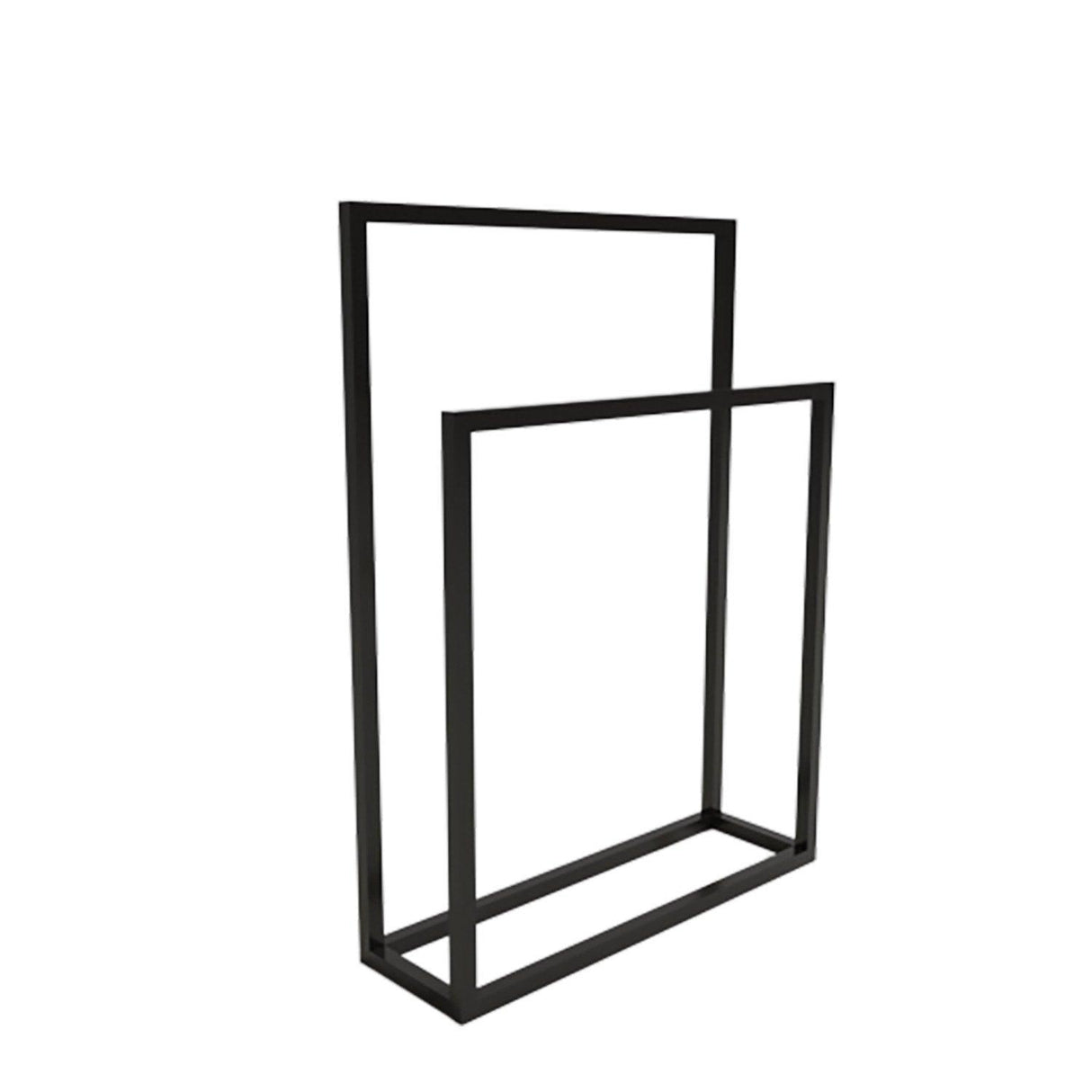 Suport Prosop Baie Noir, cadru Metal, Negru, 21 X 89 X 21 Cm