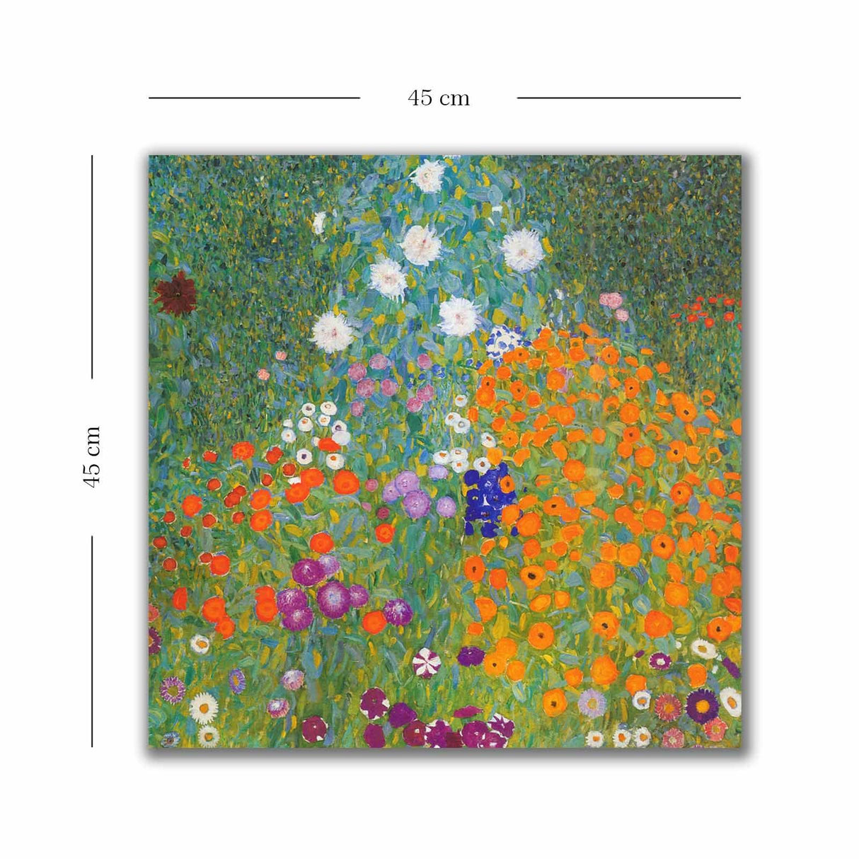 Tablou Canvas 4545KLIMT002, Multicolor, 45x45 cm