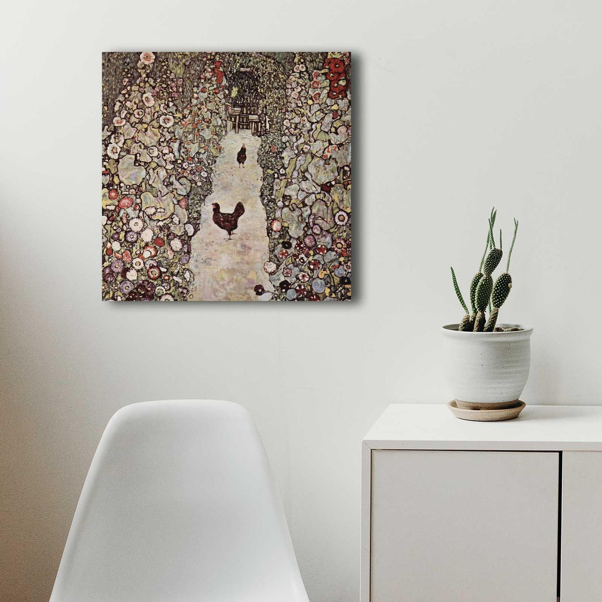 Tablou Canvas 4545KLIMT008, Multicolor, 45x45 cm