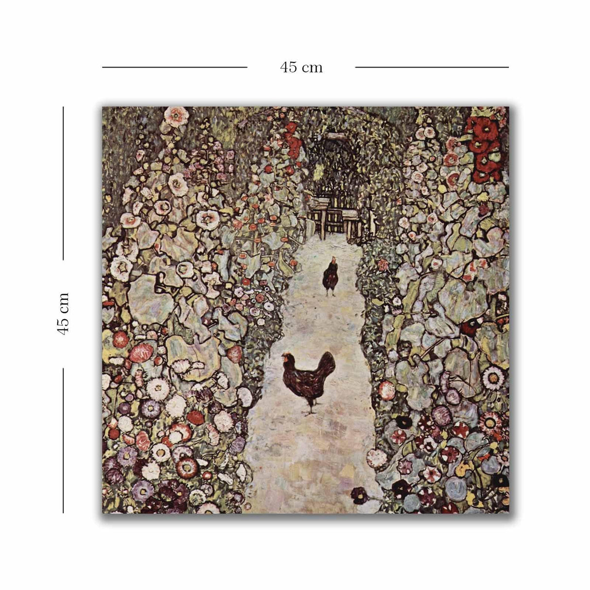 Tablou Canvas 4545KLIMT008, Multicolor, 45x45 cm