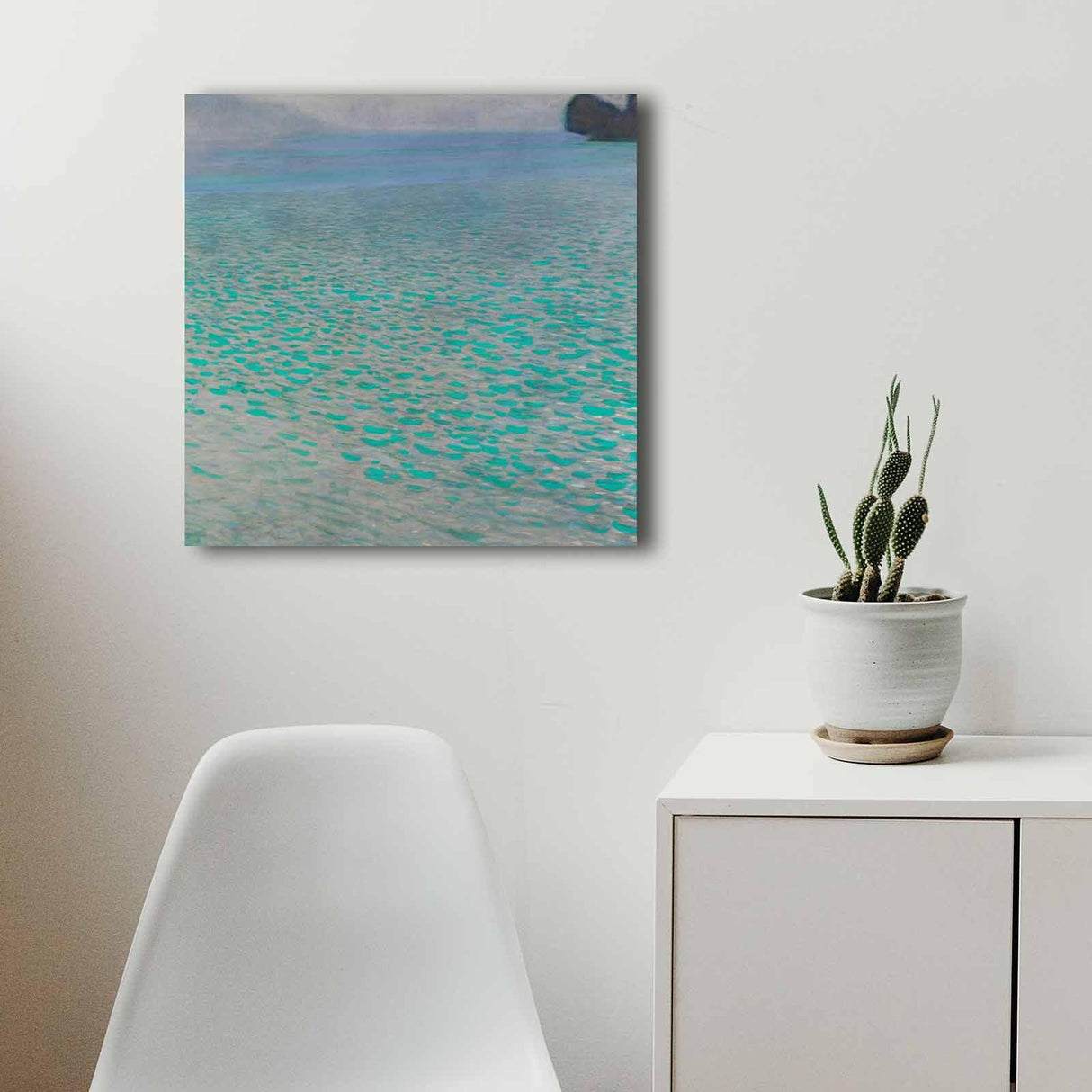 Tablou Canvas 4545KLIMT016, Multicolor, 45x45 cm