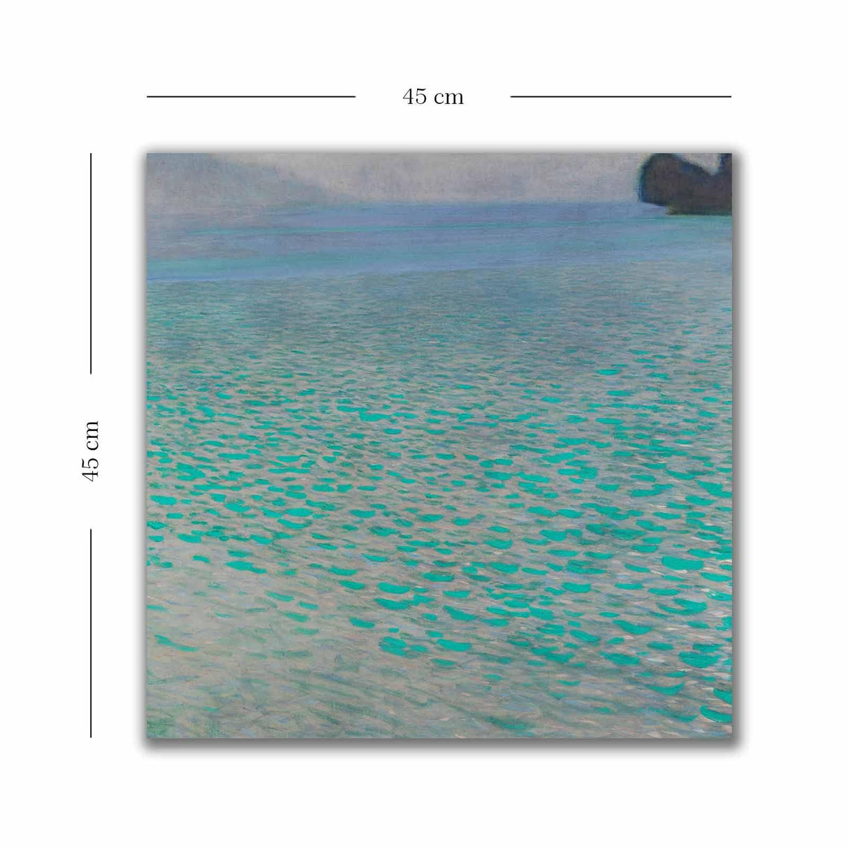 Tablou Canvas 4545KLIMT016, Multicolor, 45x45 cm