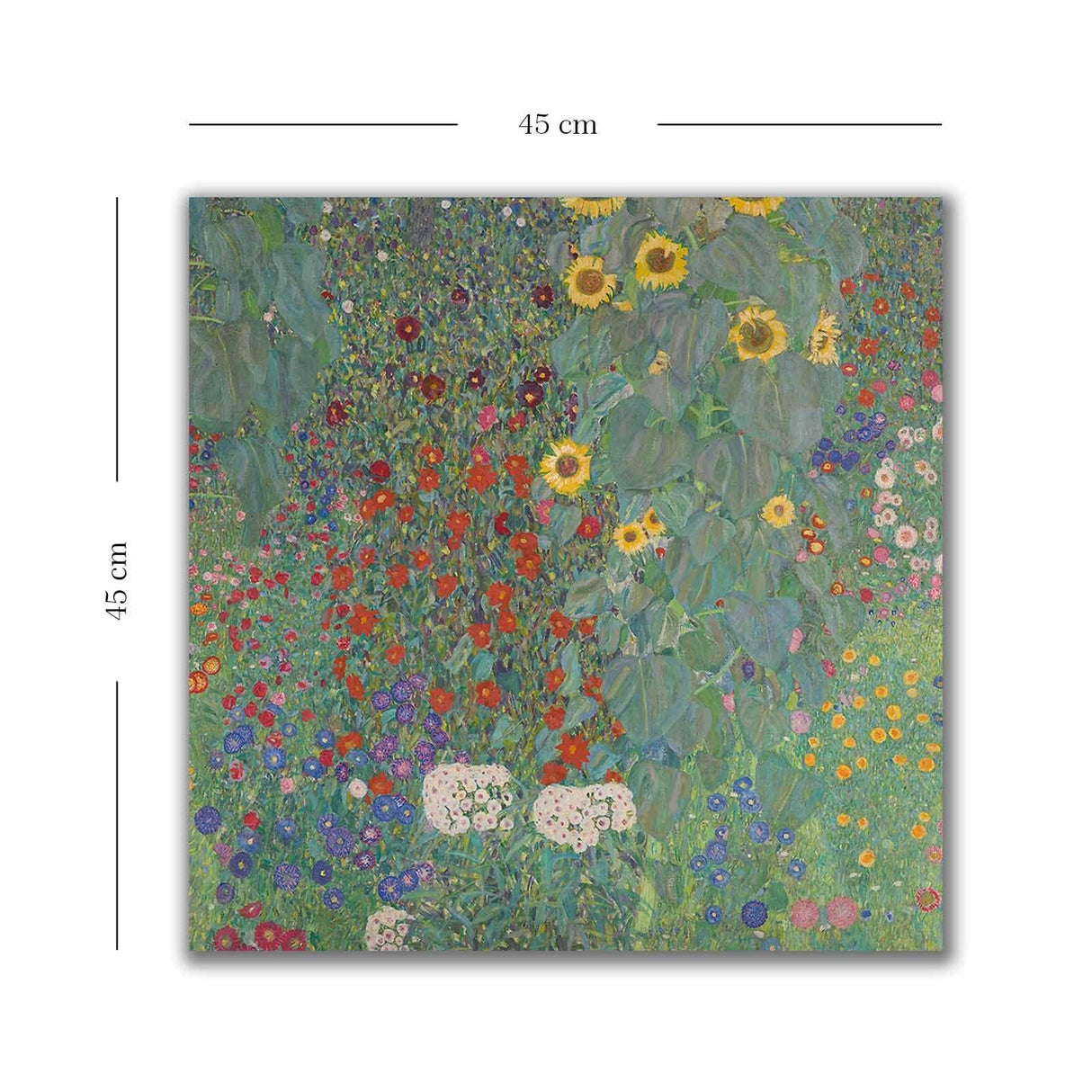 Tablou Canvas 4545KLIMT018, Multicolor, 45x45 cm