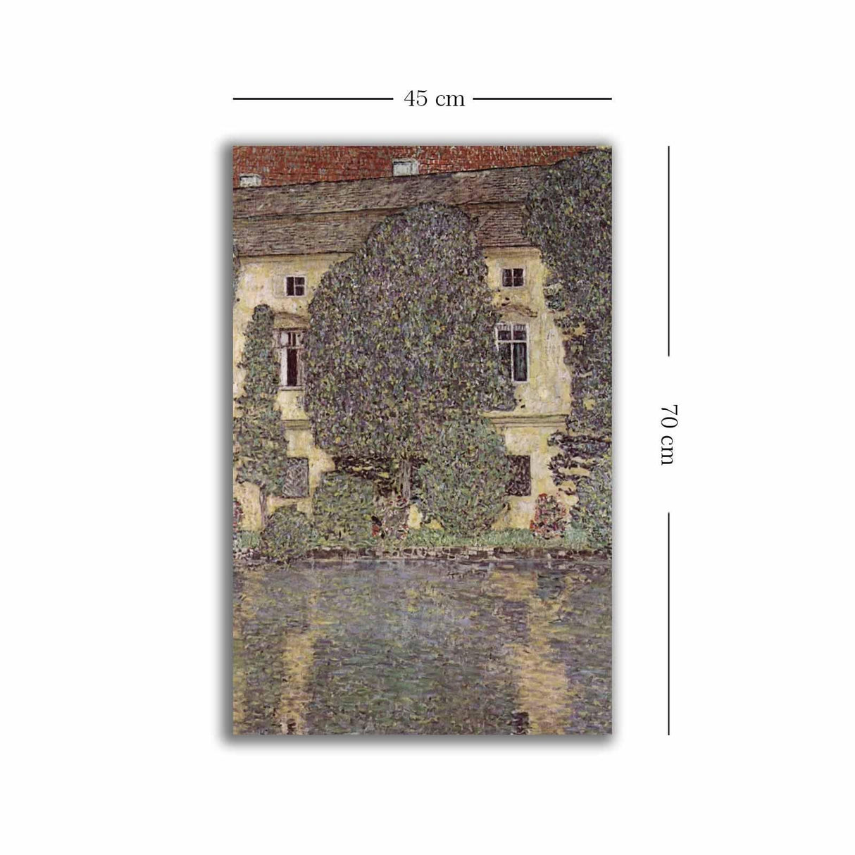 Tablou Canvas 4570KLIMT003, Multicolor, 70x45 cm