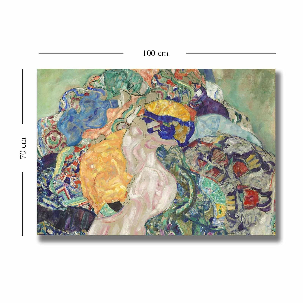 Tablou Canvas 70100KLIMT008, Multicolor, 100x70 cm
